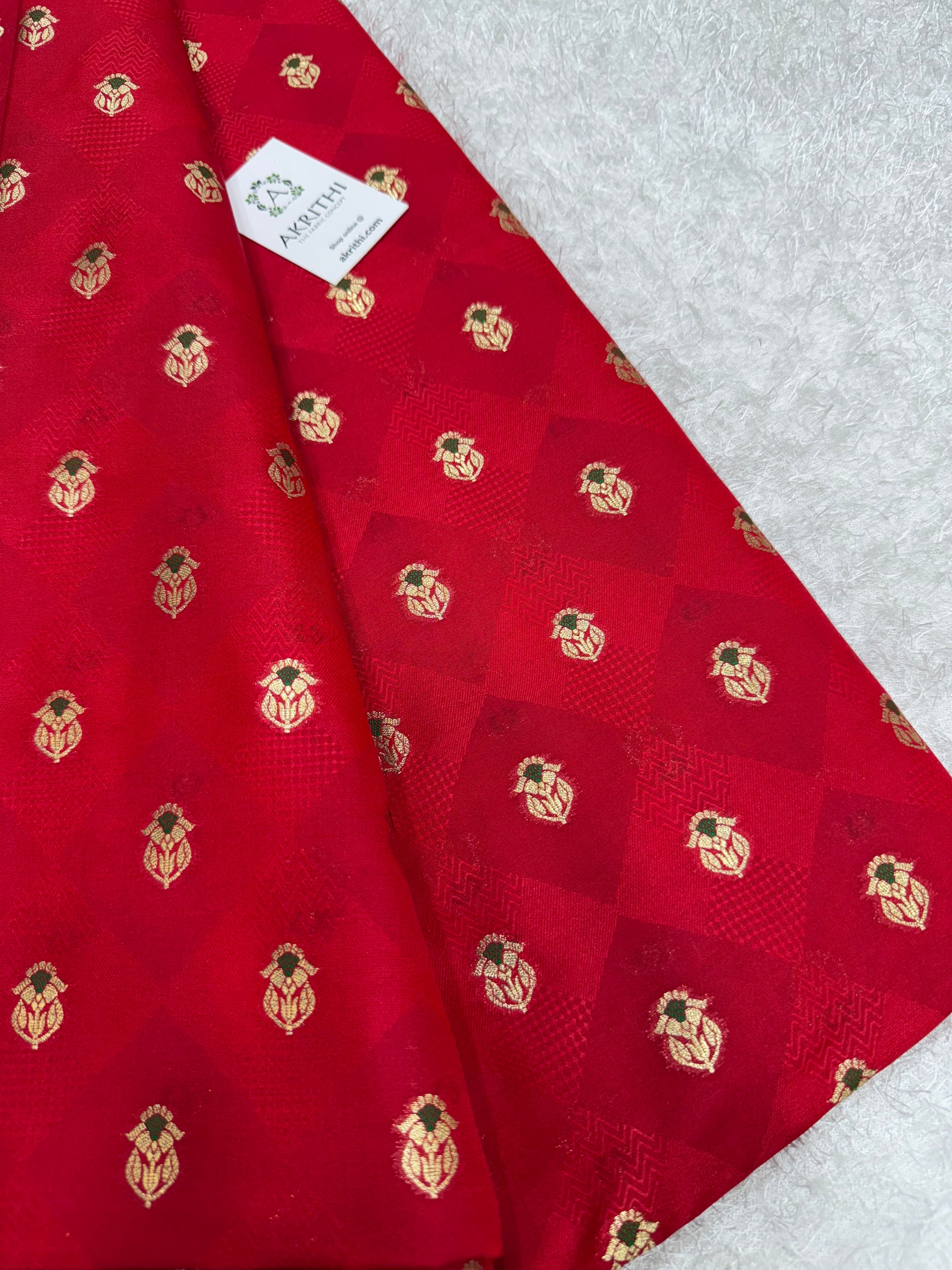 Pure Banarasi brocade fabric