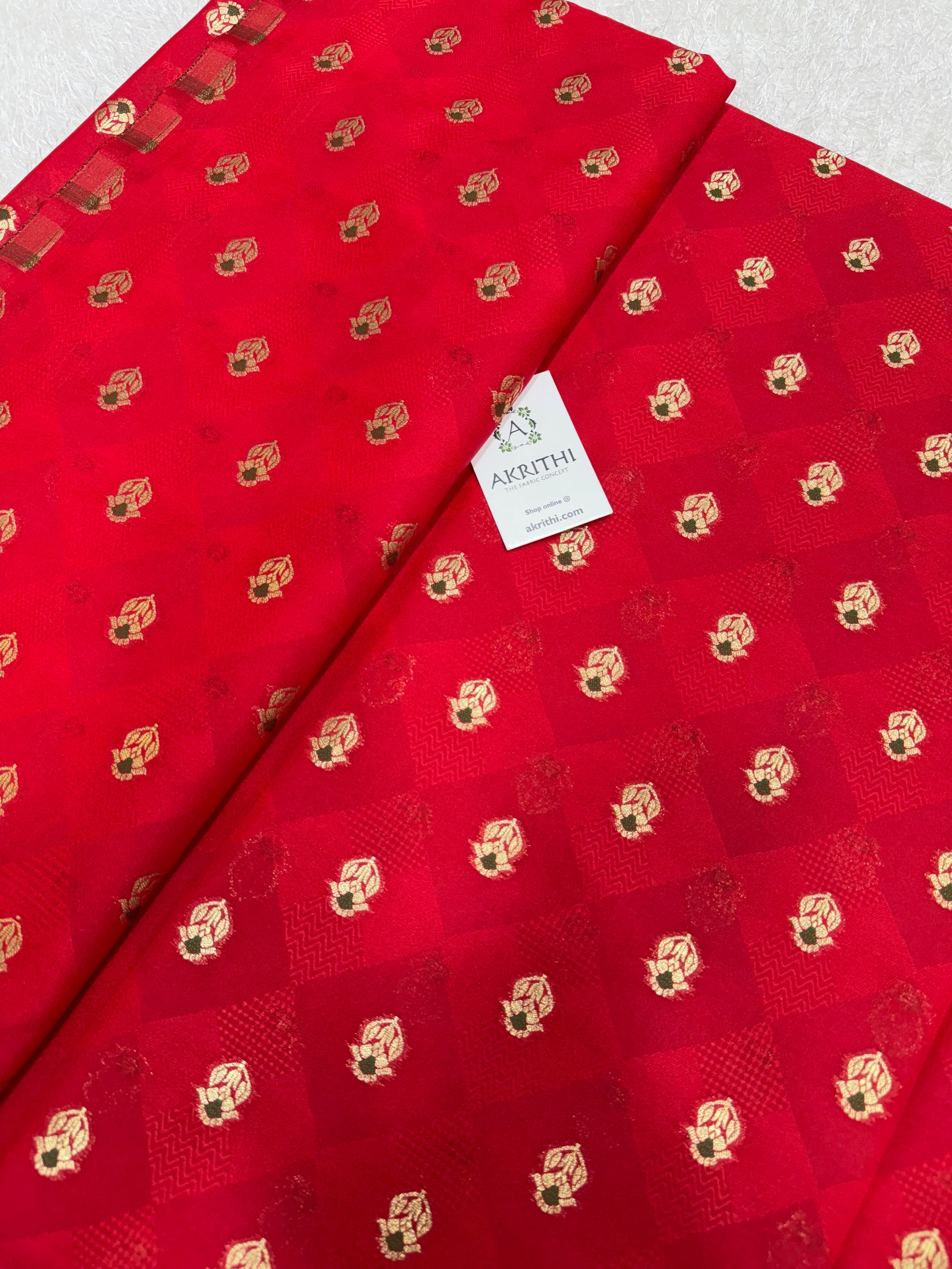 Pure Banarasi brocade fabric