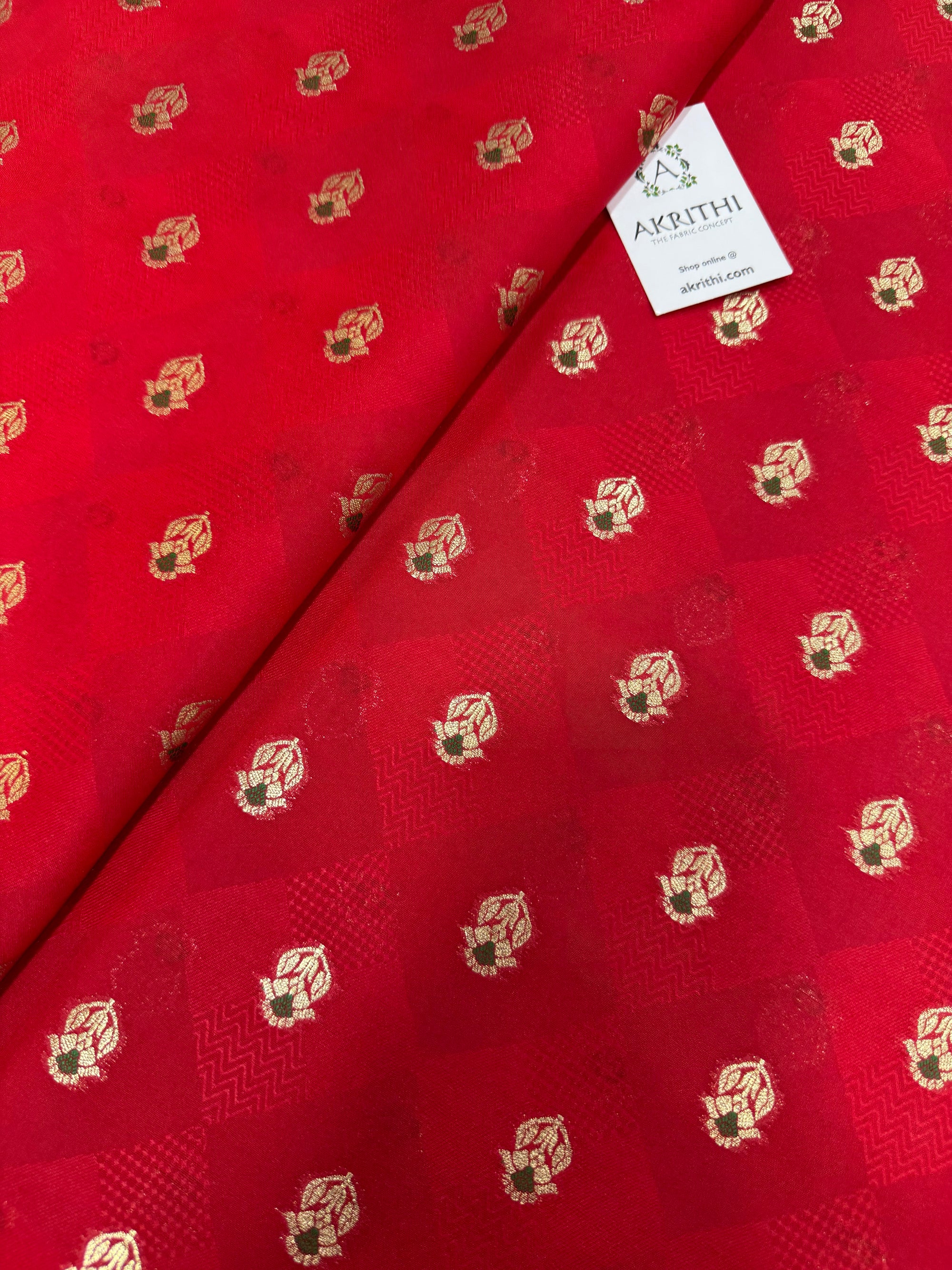 Pure Banarasi brocade fabric