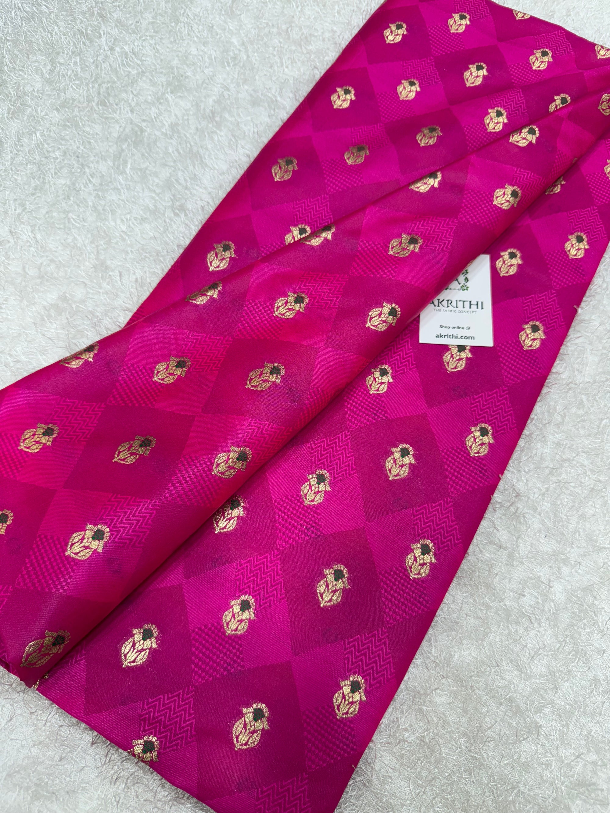 Pure Banarasi brocade fabric