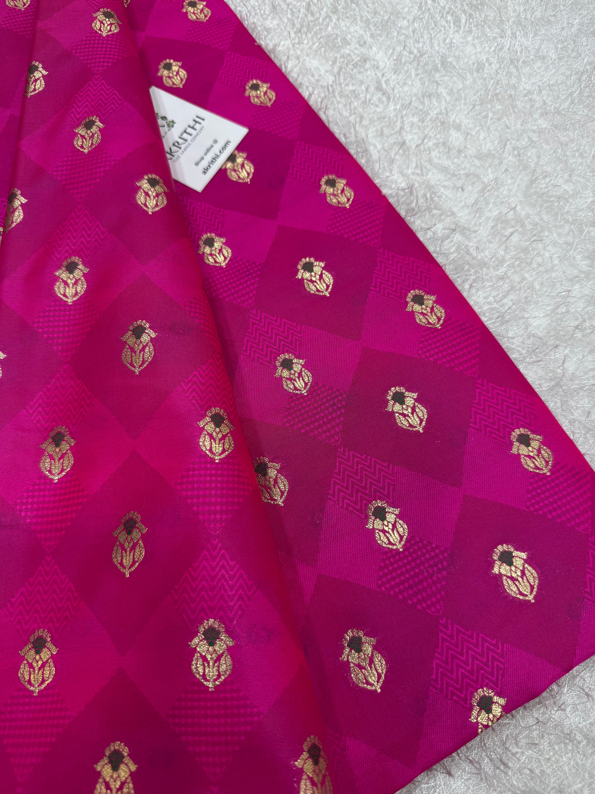 Pure Banarasi brocade fabric