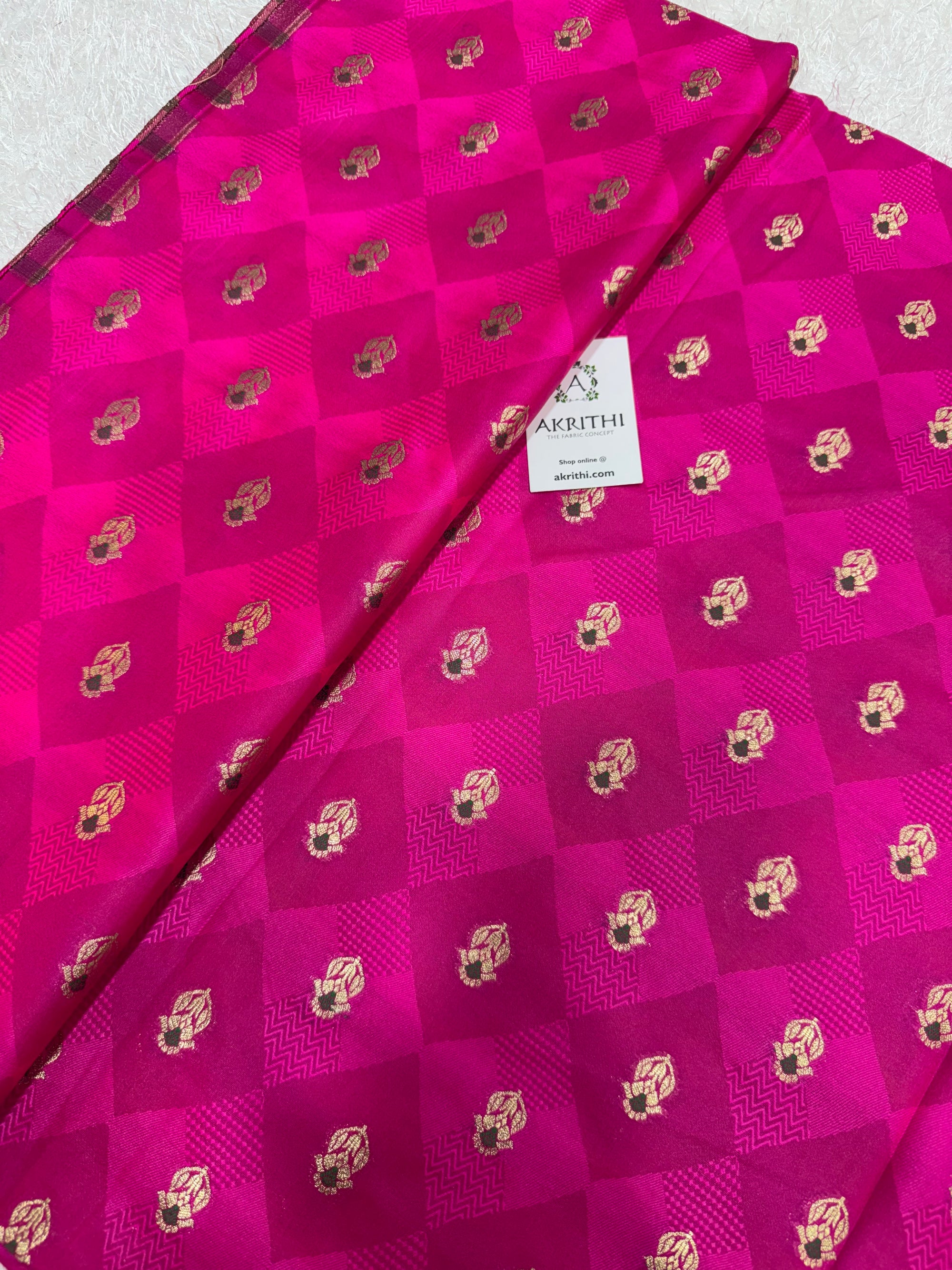 Pure Banarasi brocade fabric