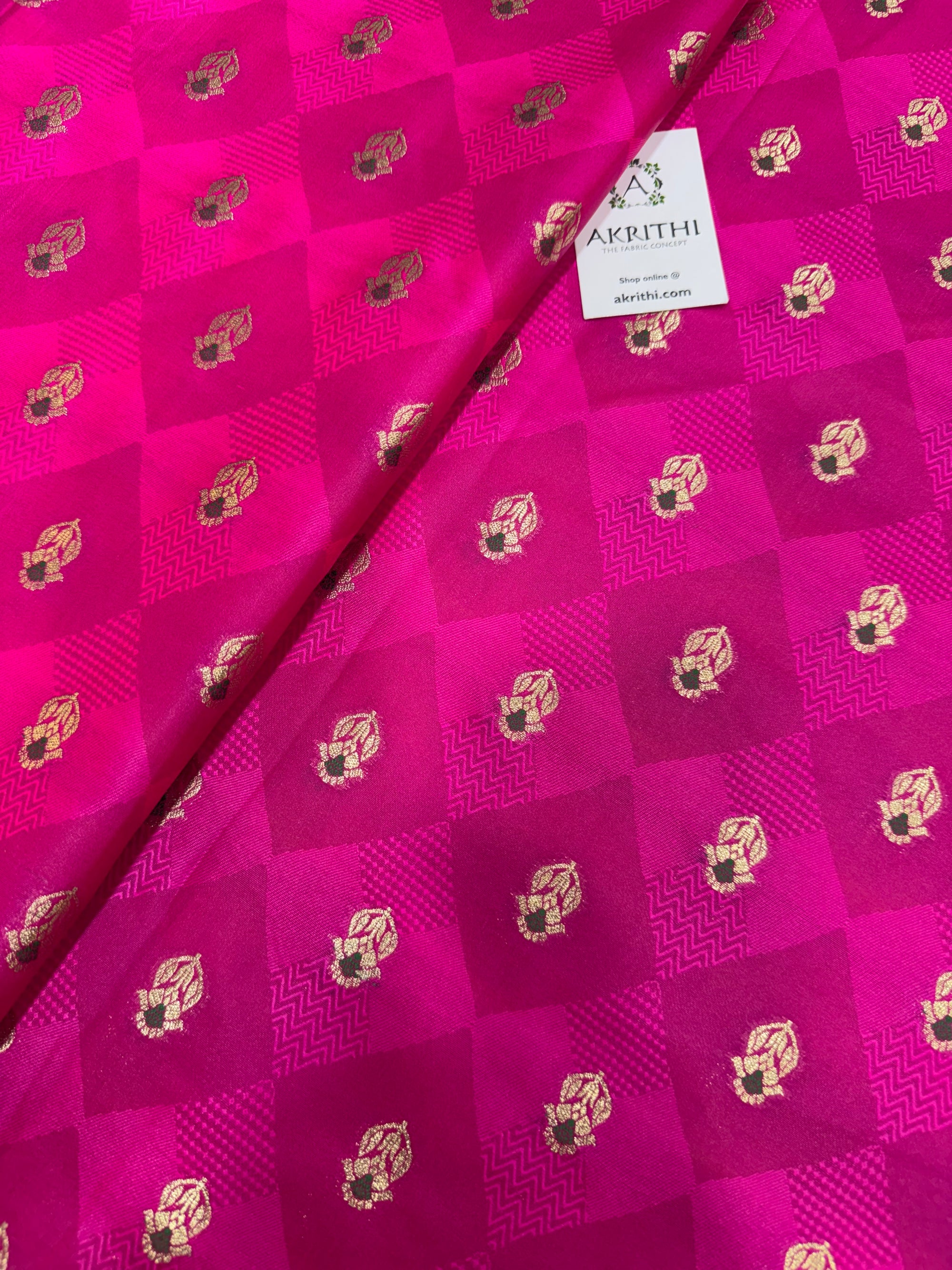 Pure Banarasi brocade fabric