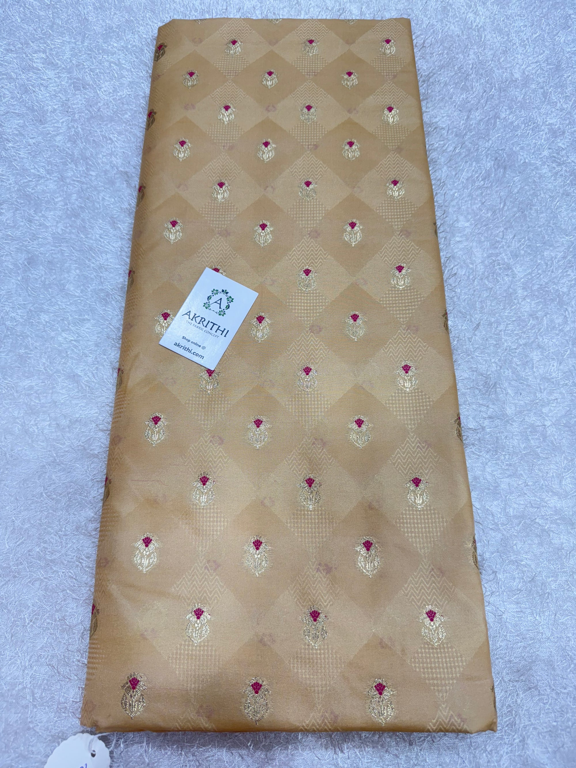 Pure Banarasi brocade fabric