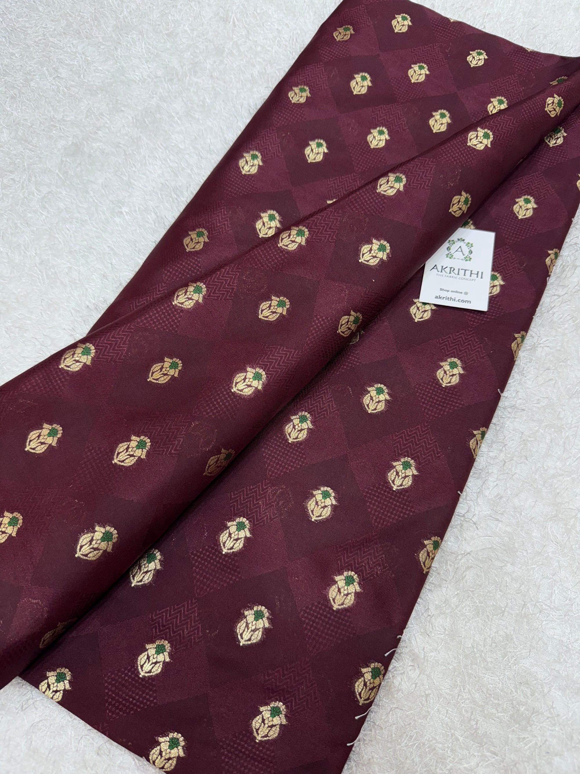 Pure Banarasi brocade fabric