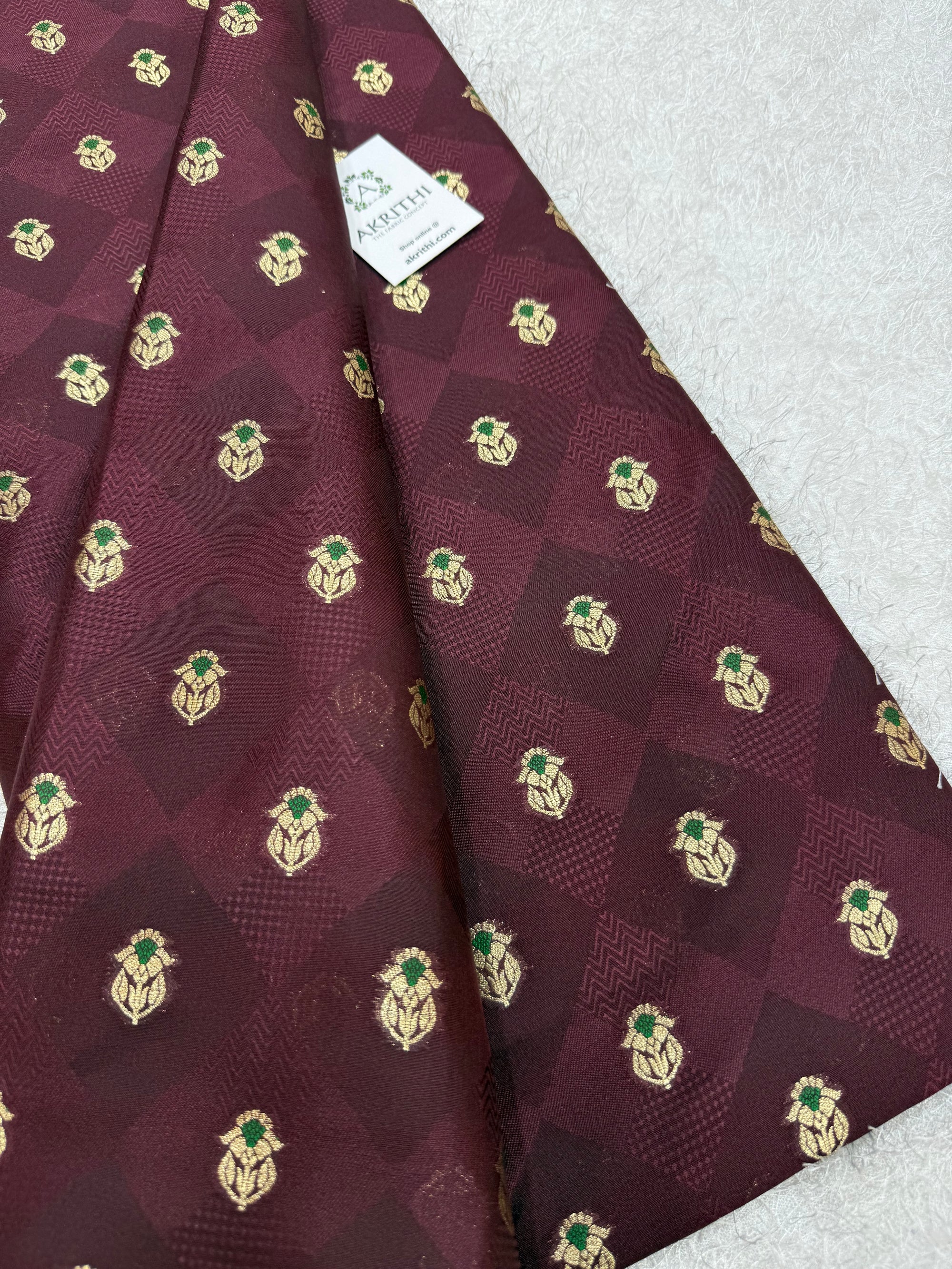 Pure Banarasi brocade fabric