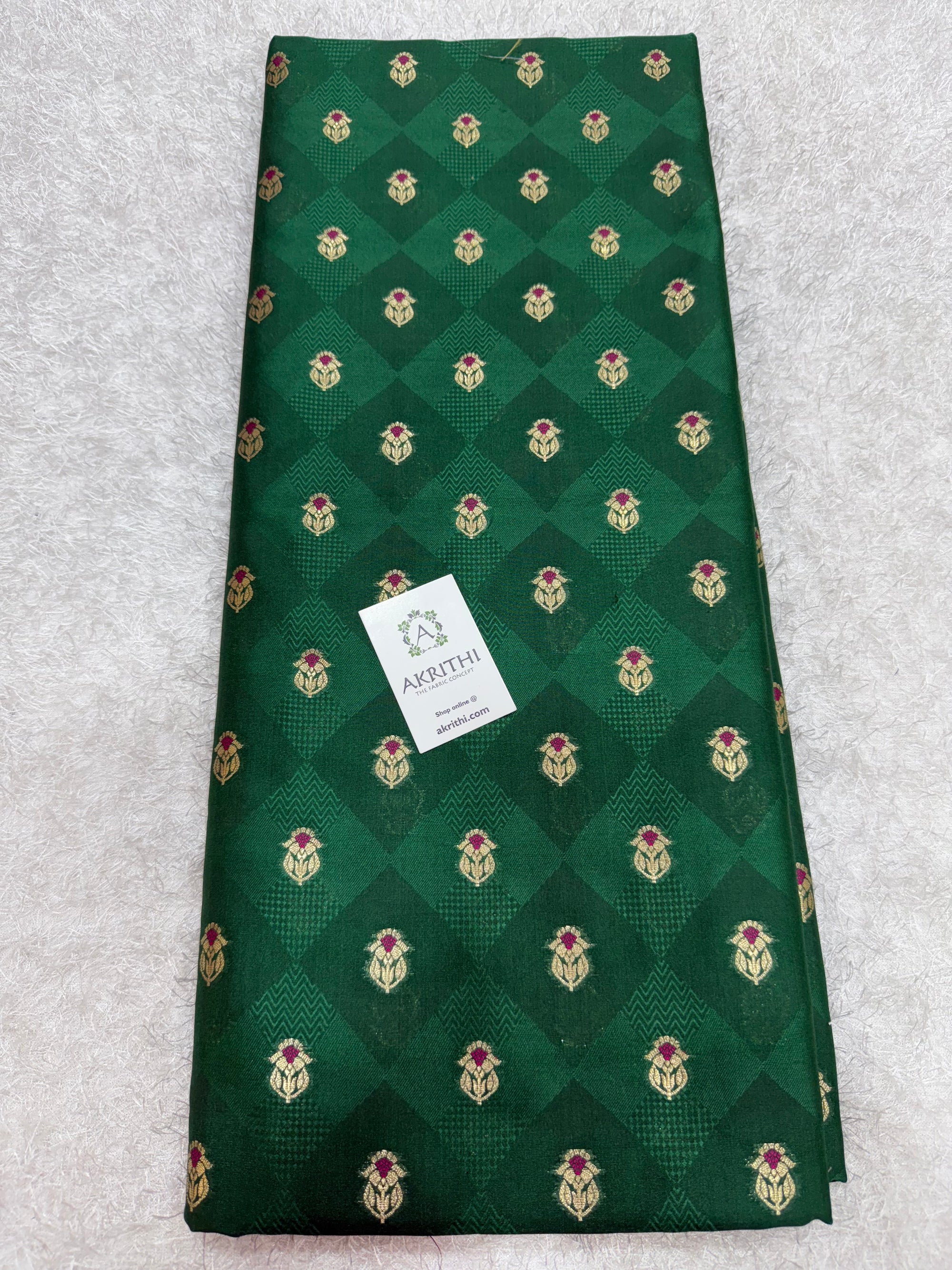 Pure Banarasi brocade fabric