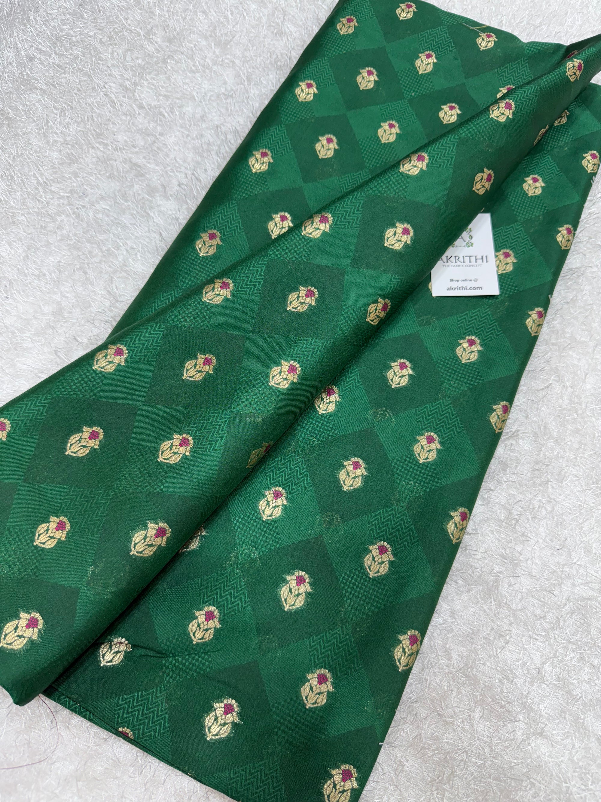 Pure Banarasi brocade fabric