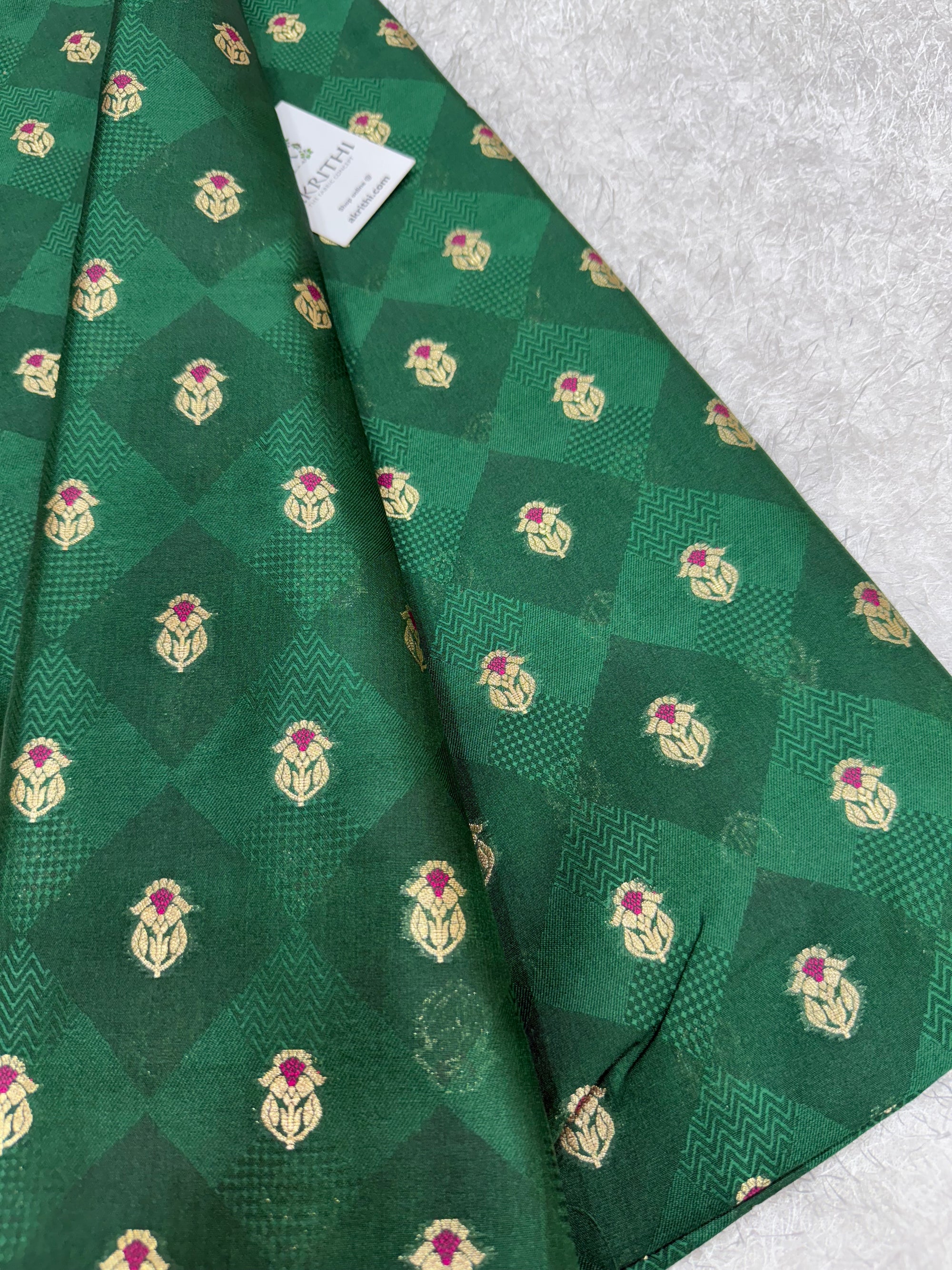 Pure Banarasi brocade fabric