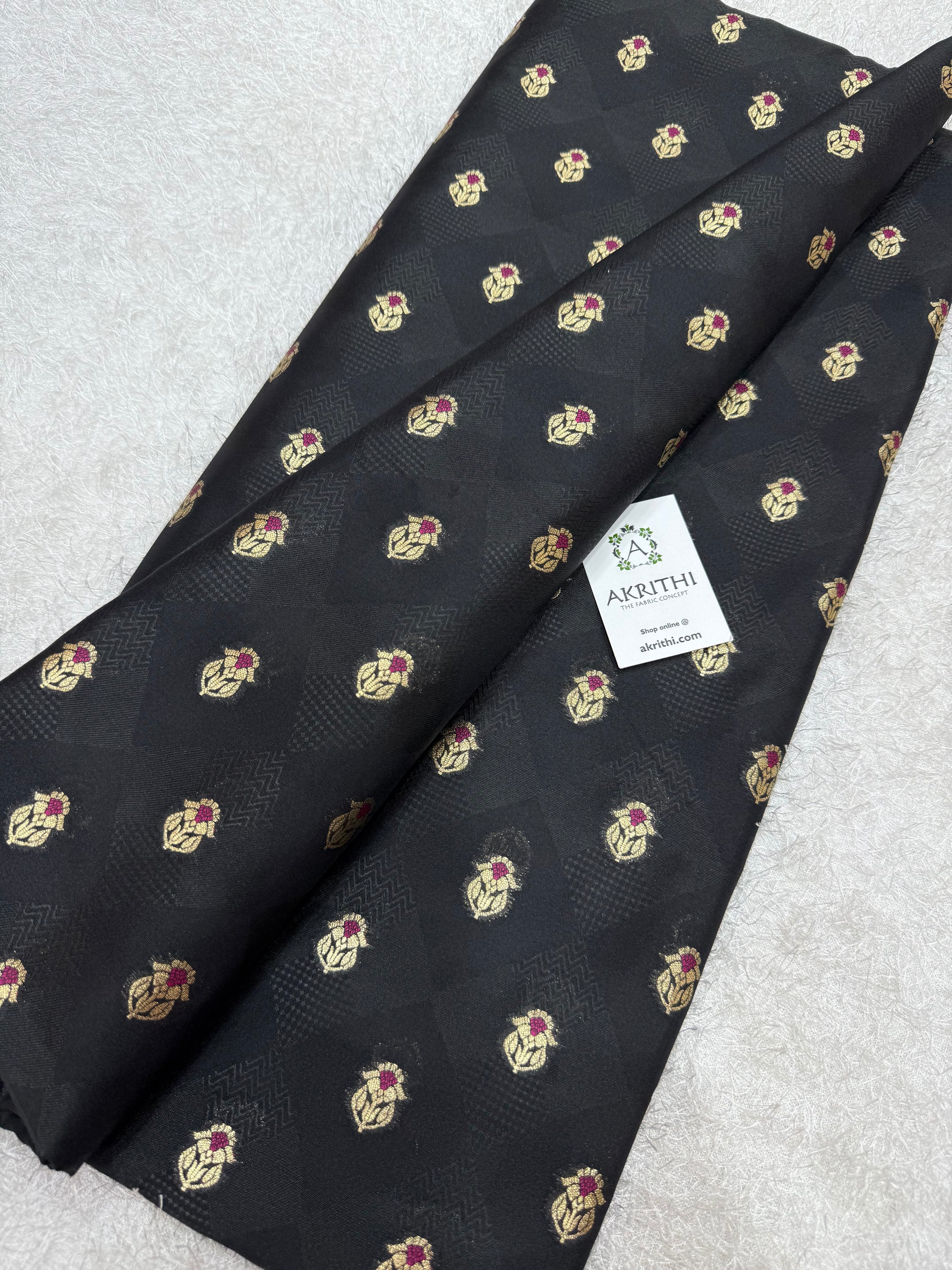 Pure Banarasi brocade fabric