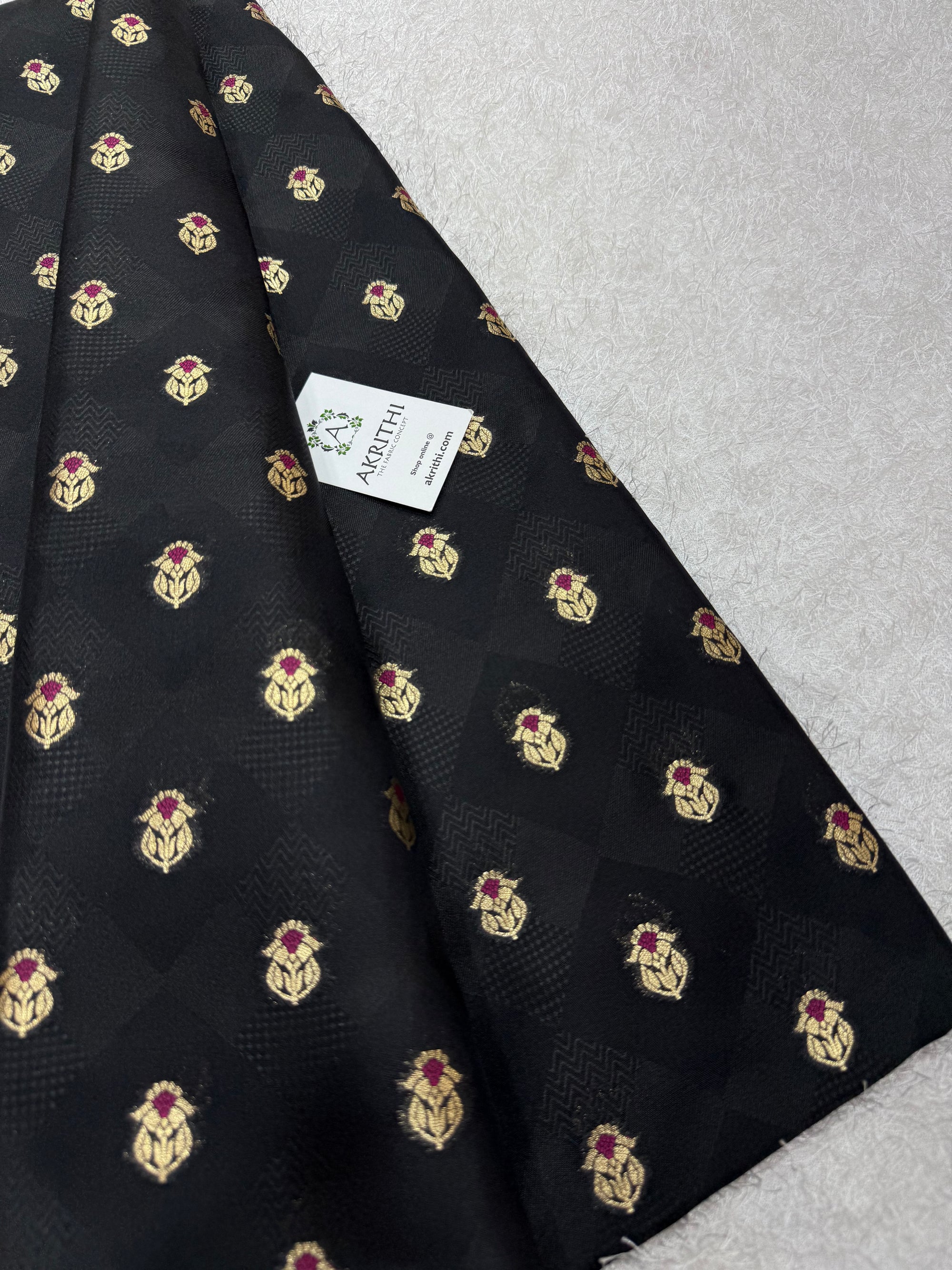 Pure Banarasi brocade fabric
