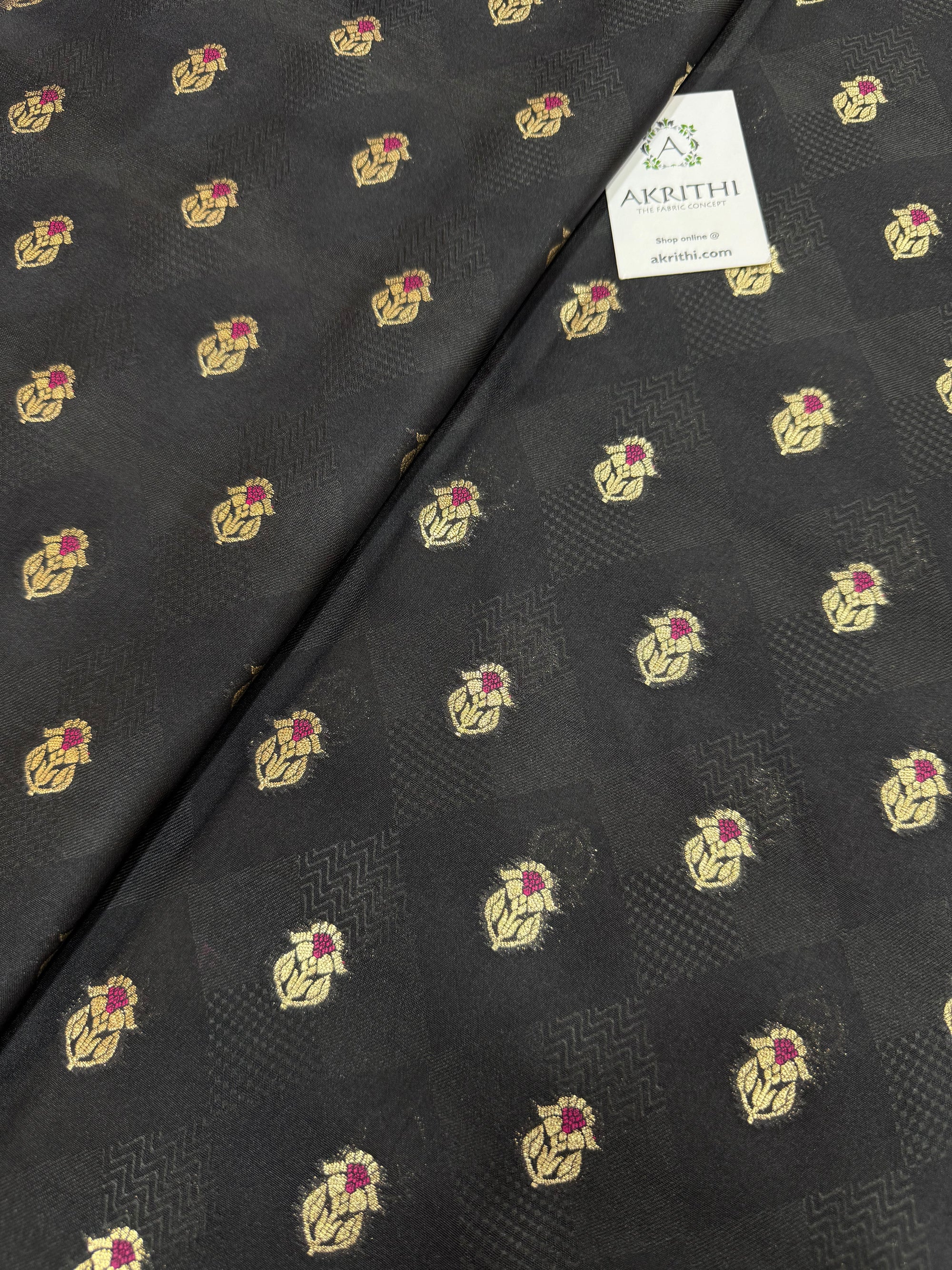 Pure Banarasi brocade fabric
