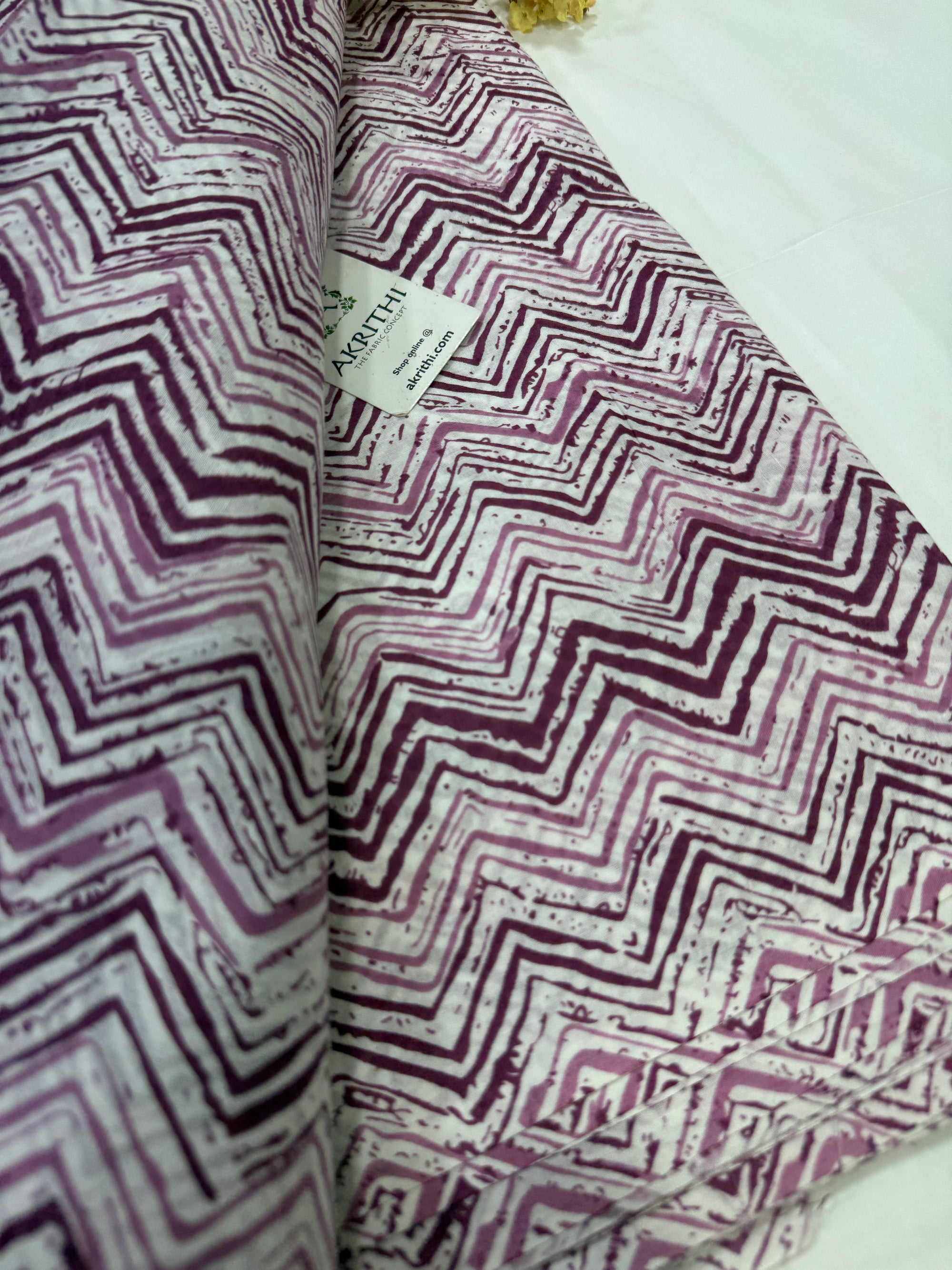 Printed pure cotton fabric