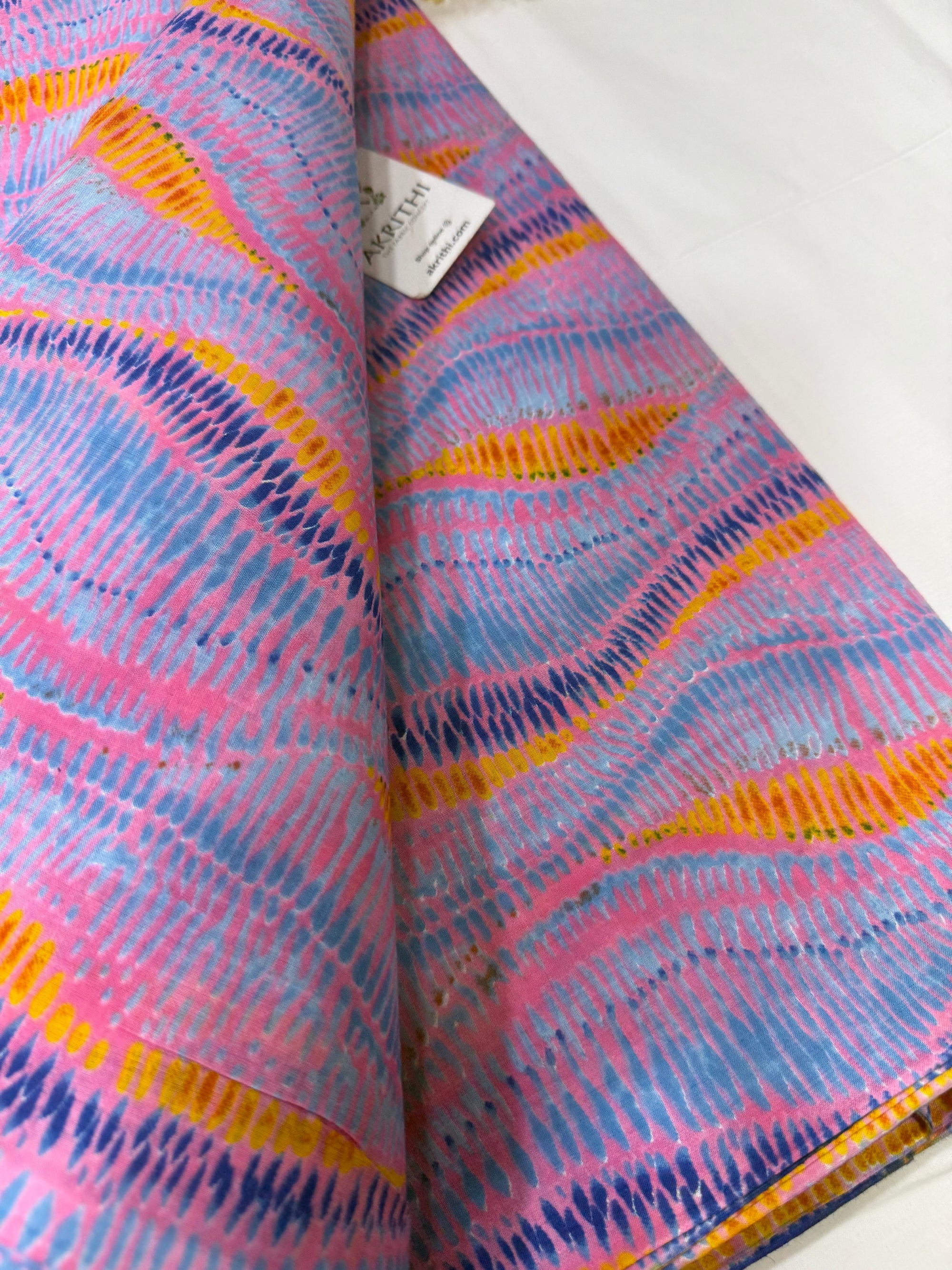 Printed pure cotton fabric
