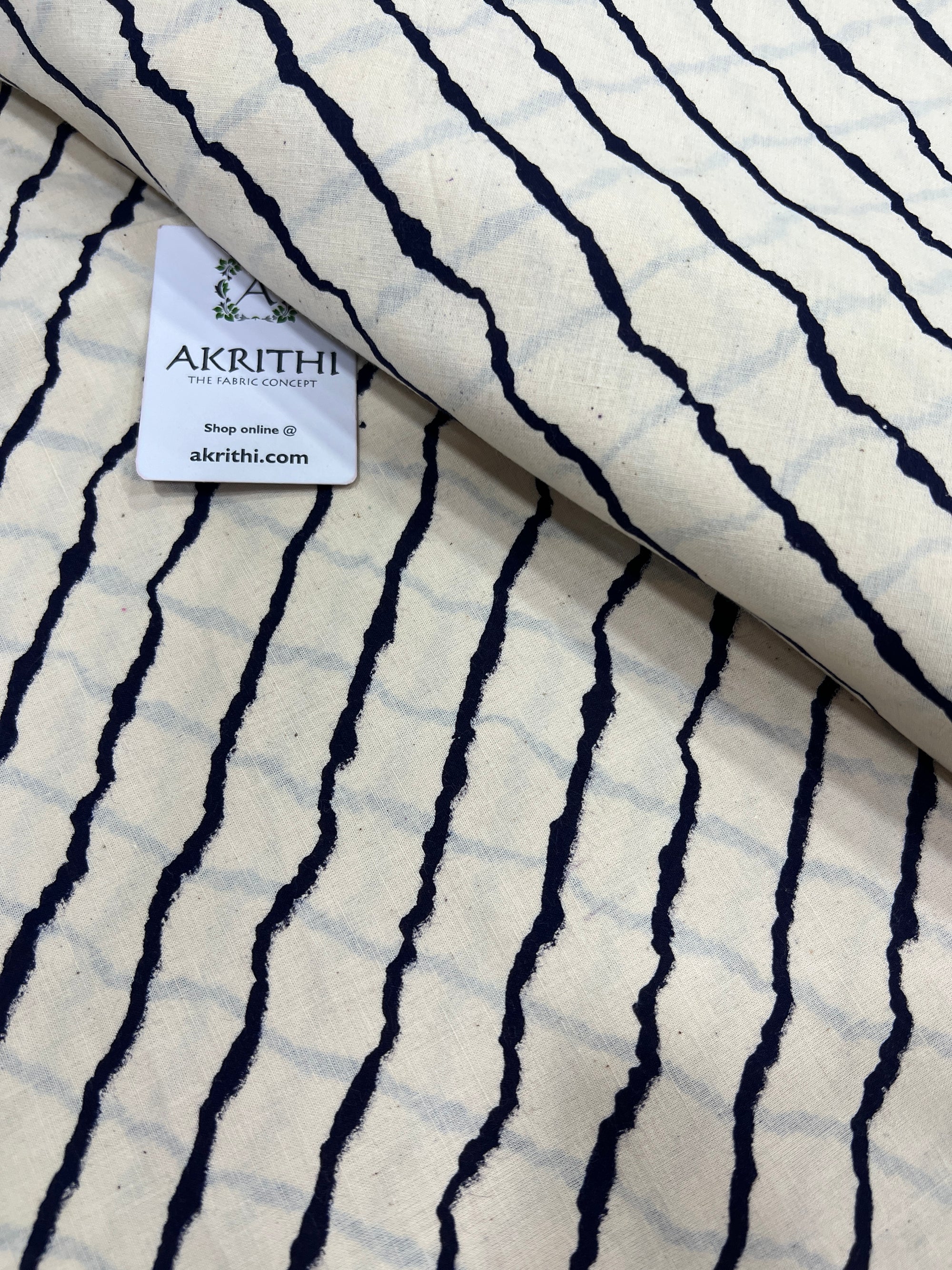 Printed pure cotton fabric