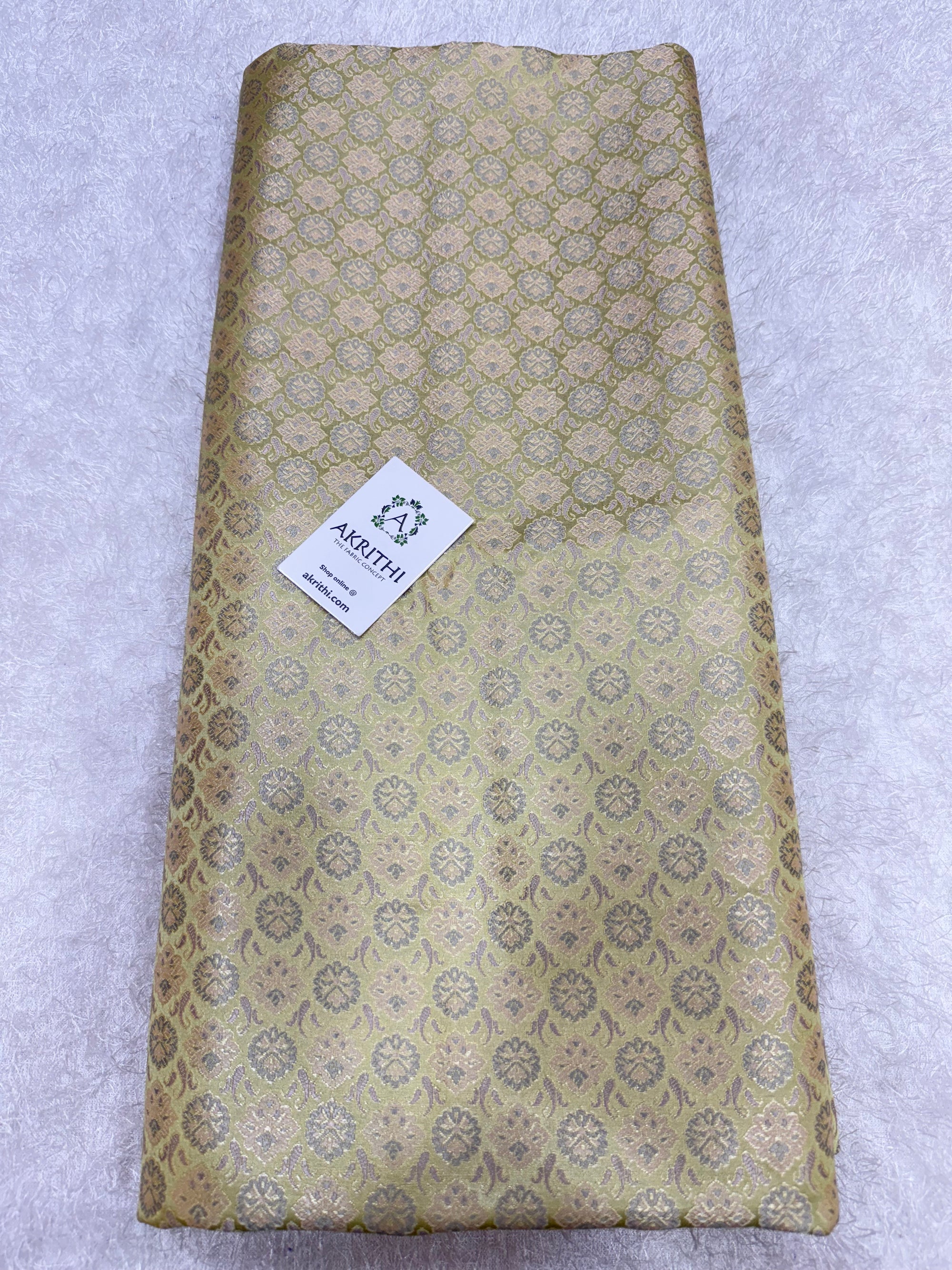 Pure Banarasi brocade fabric