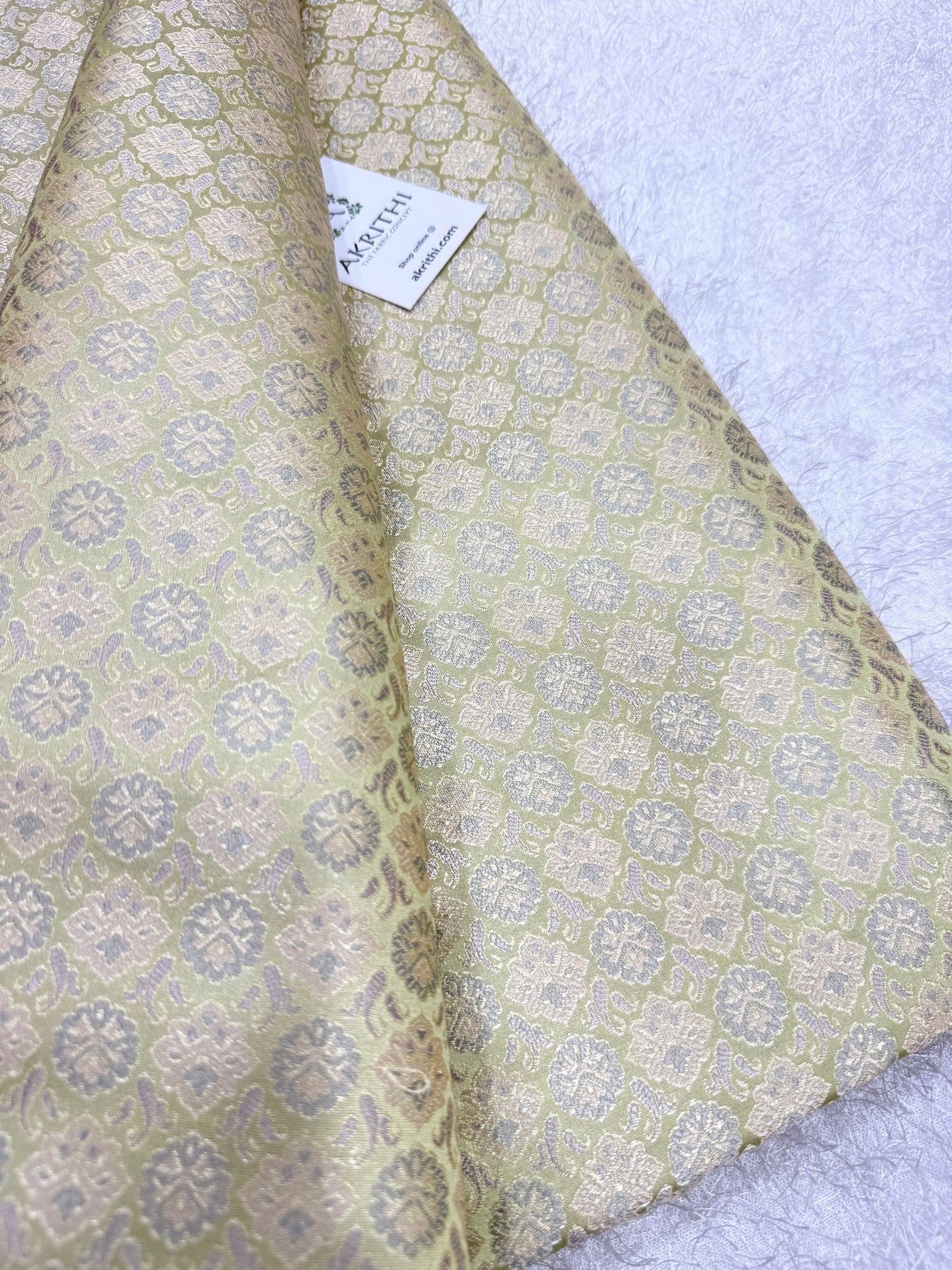 Pure Banarasi brocade fabric