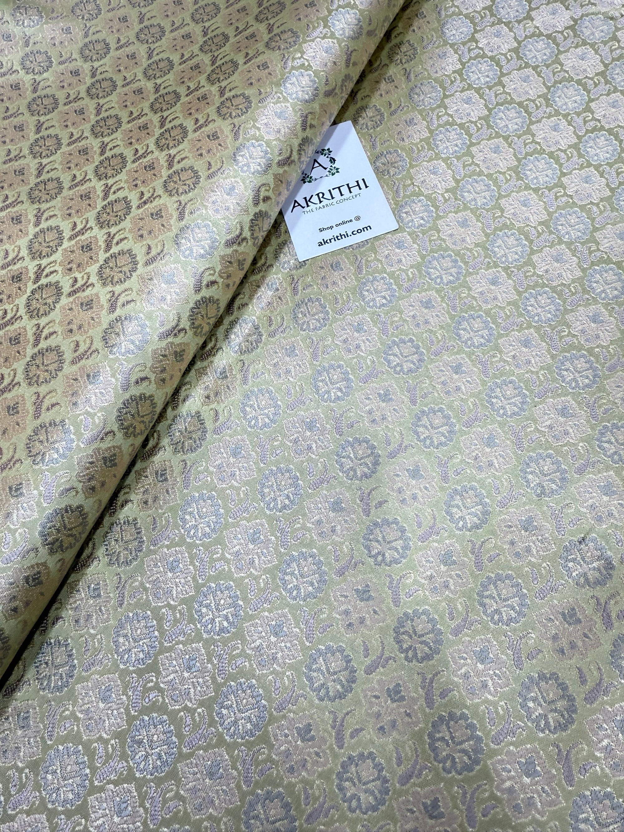 Pure Banarasi brocade fabric
