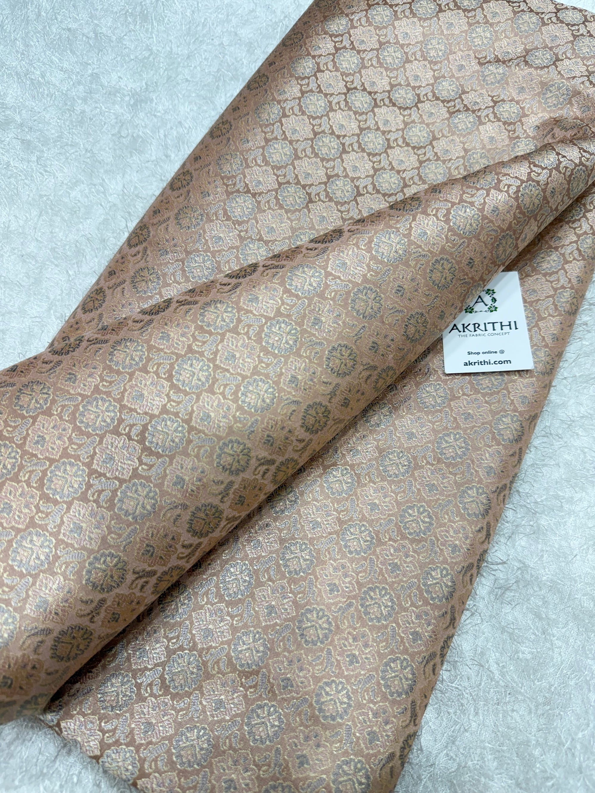 Pure Banarasi brocade fabric