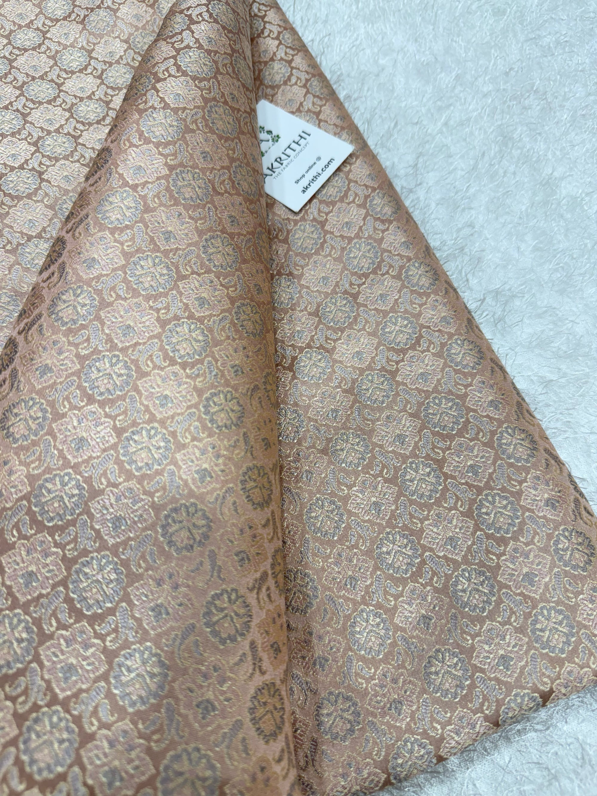 Pure Banarasi brocade fabric