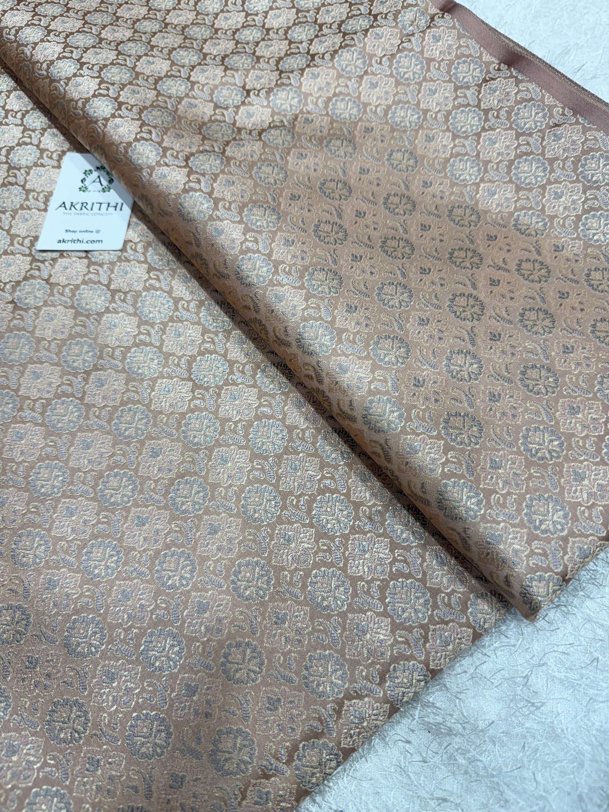 Pure Banarasi brocade fabric