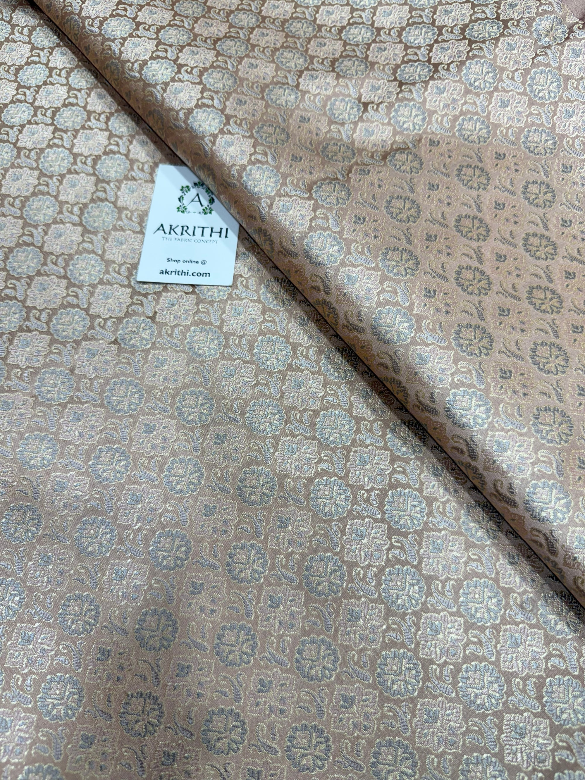 Pure Banarasi brocade fabric