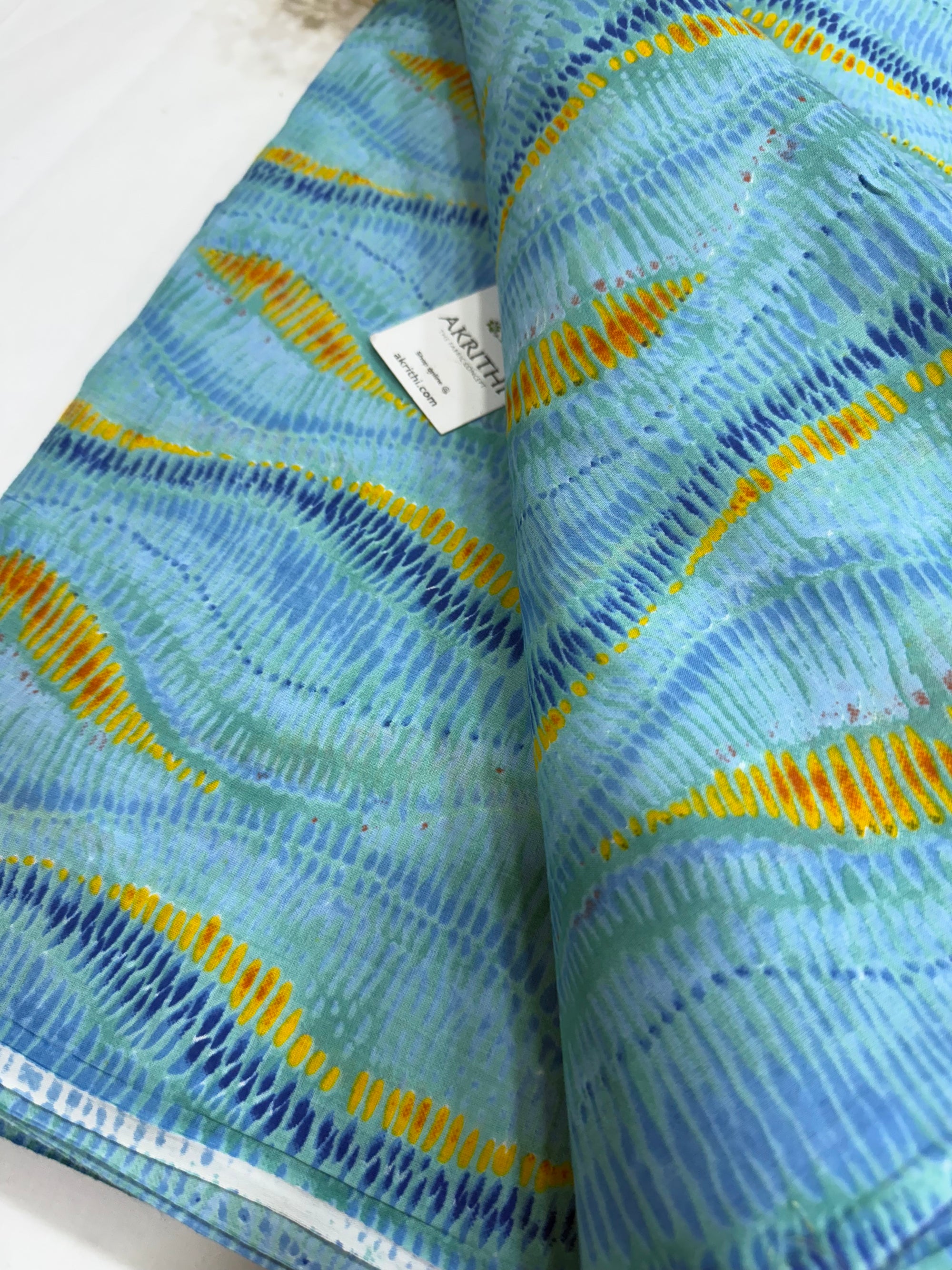 Printed pure cotton fabric