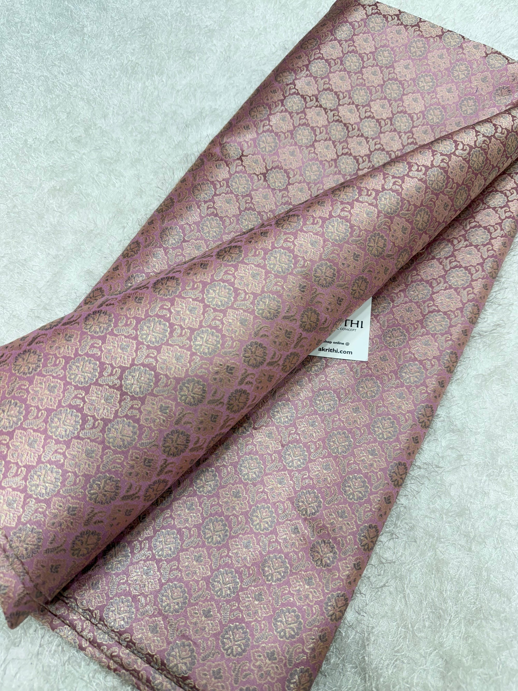 Pure Banarasi brocade fabric