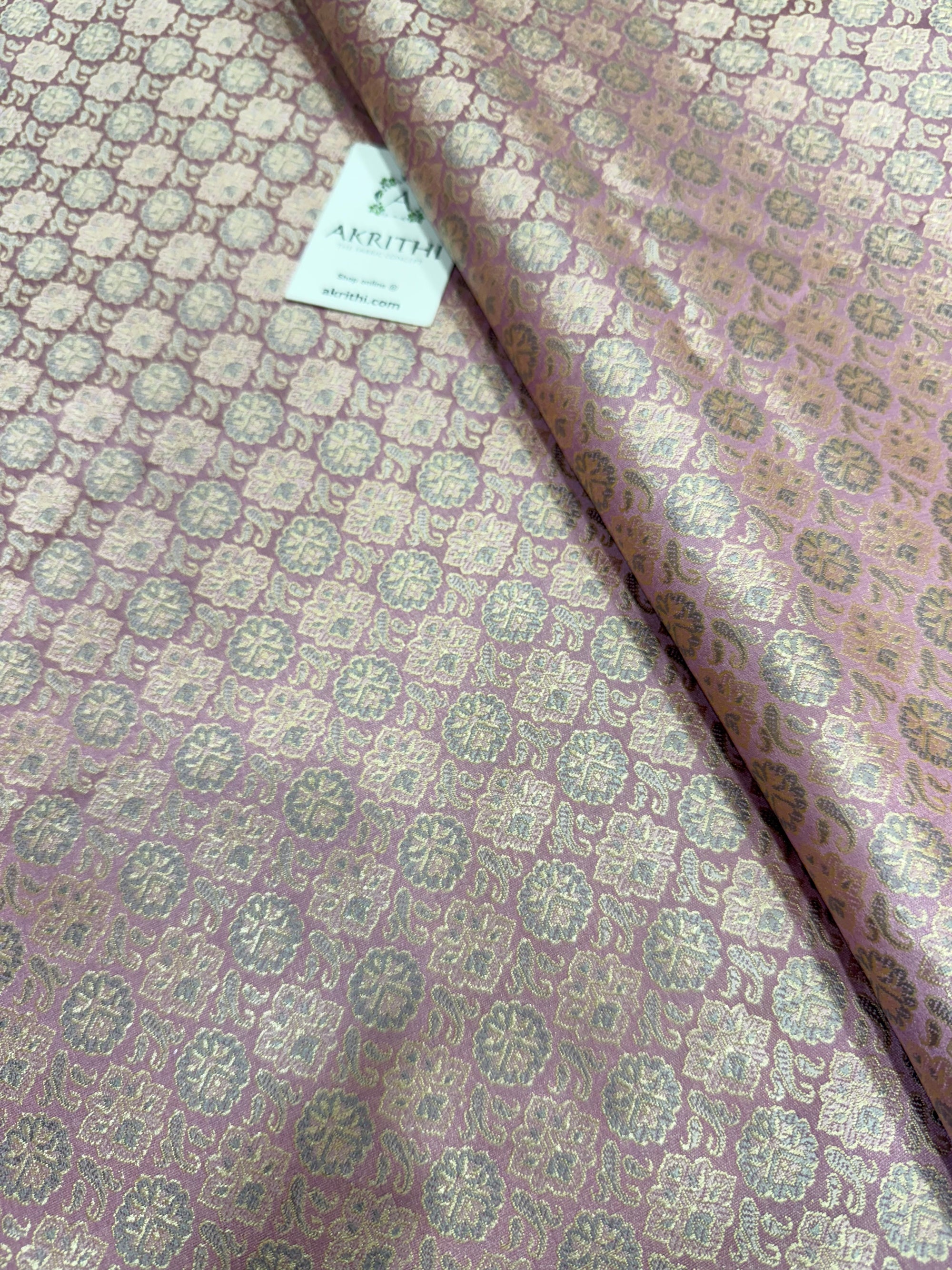 Pure Banarasi brocade fabric