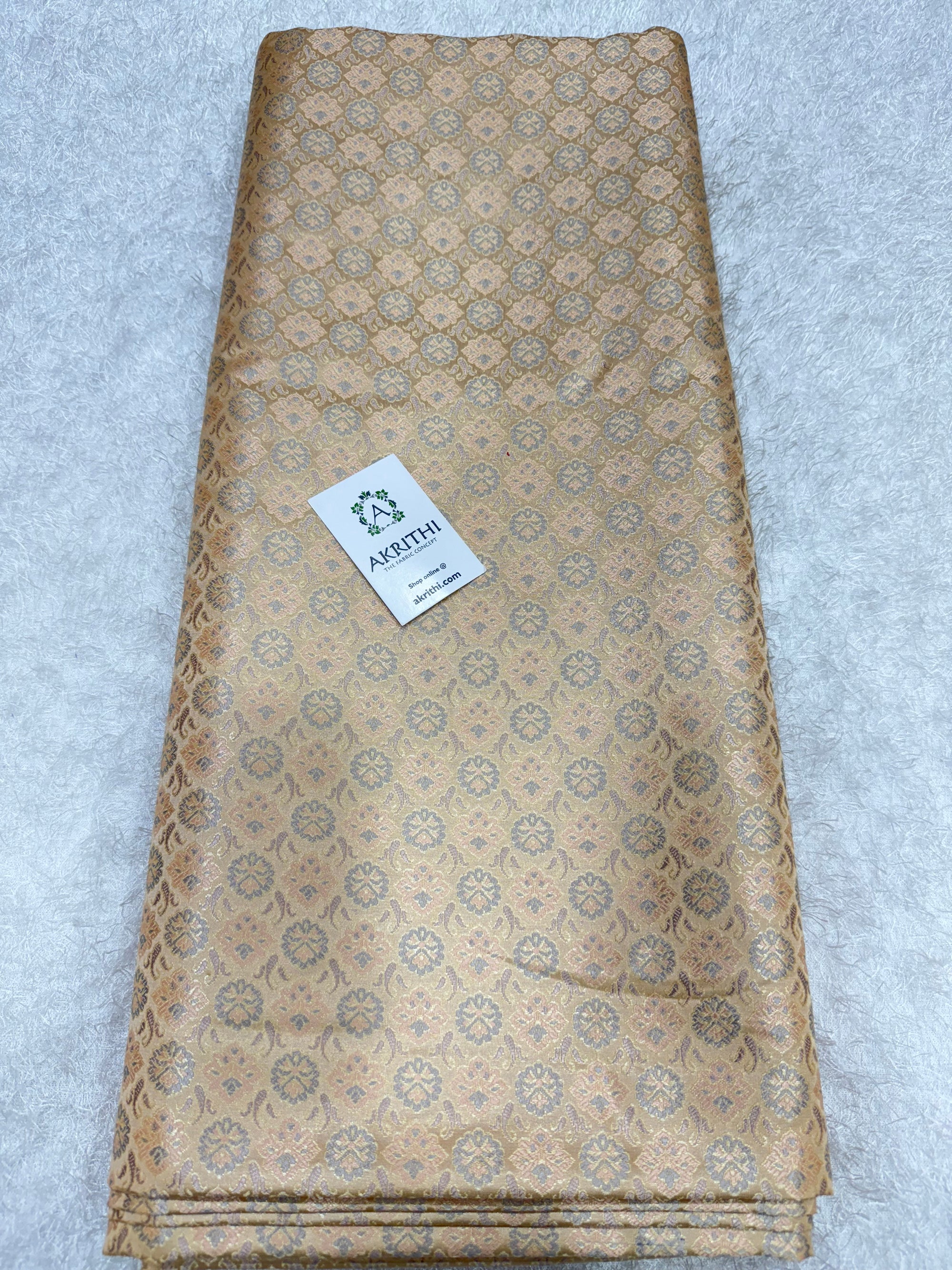 Pure Banarasi brocade fabric