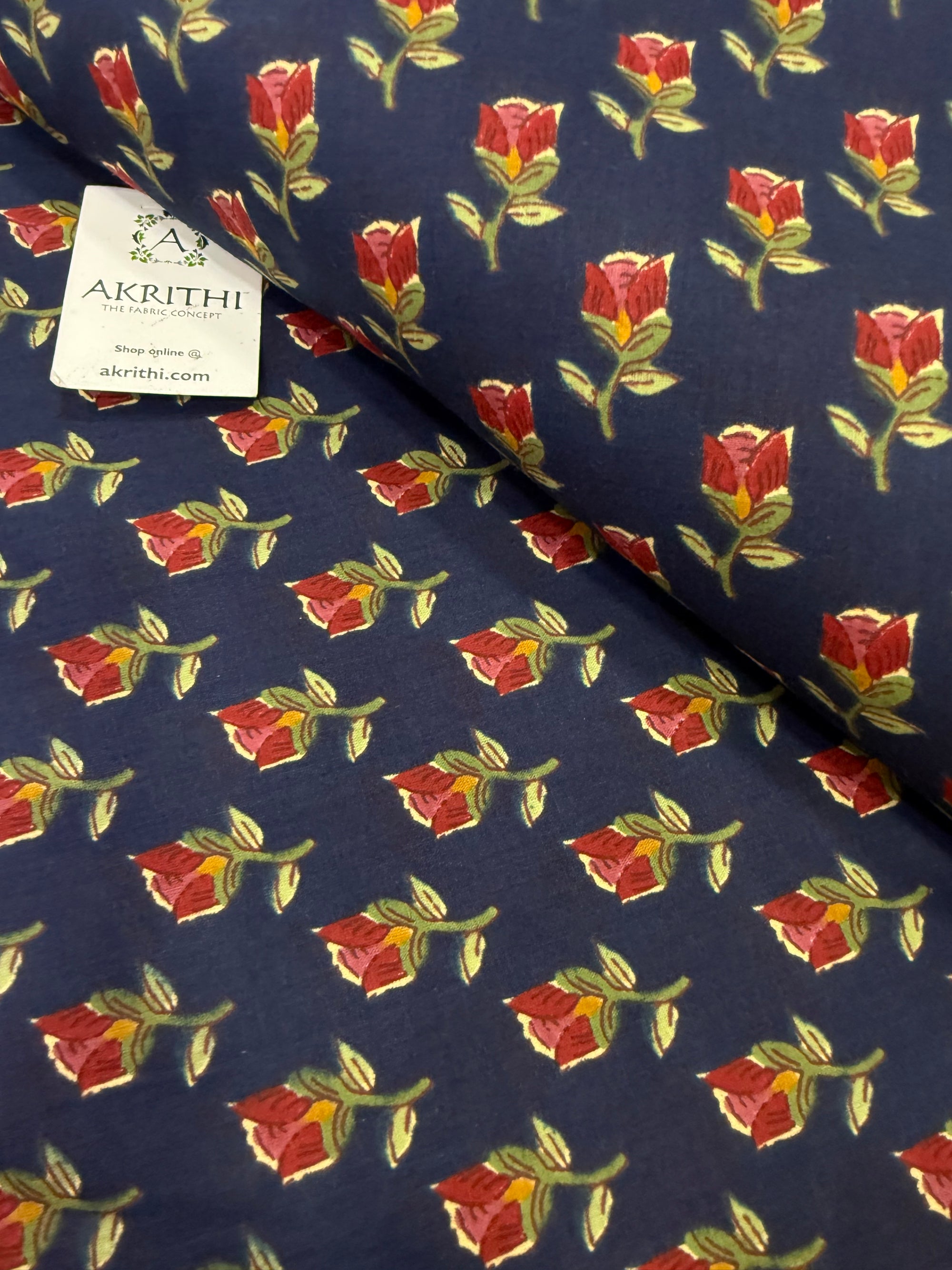 Printed pure cotton fabric