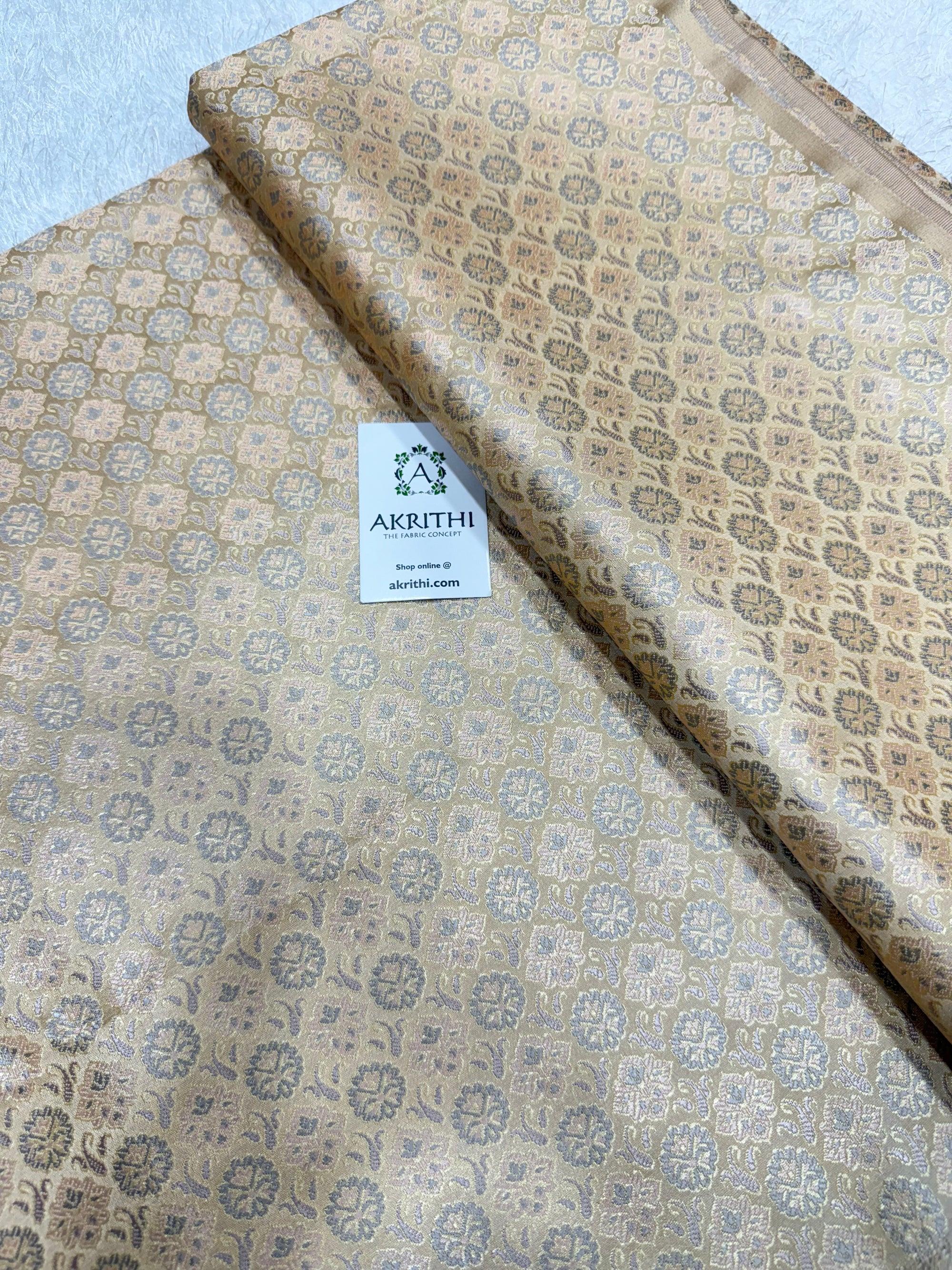 Pure Banarasi brocade fabric