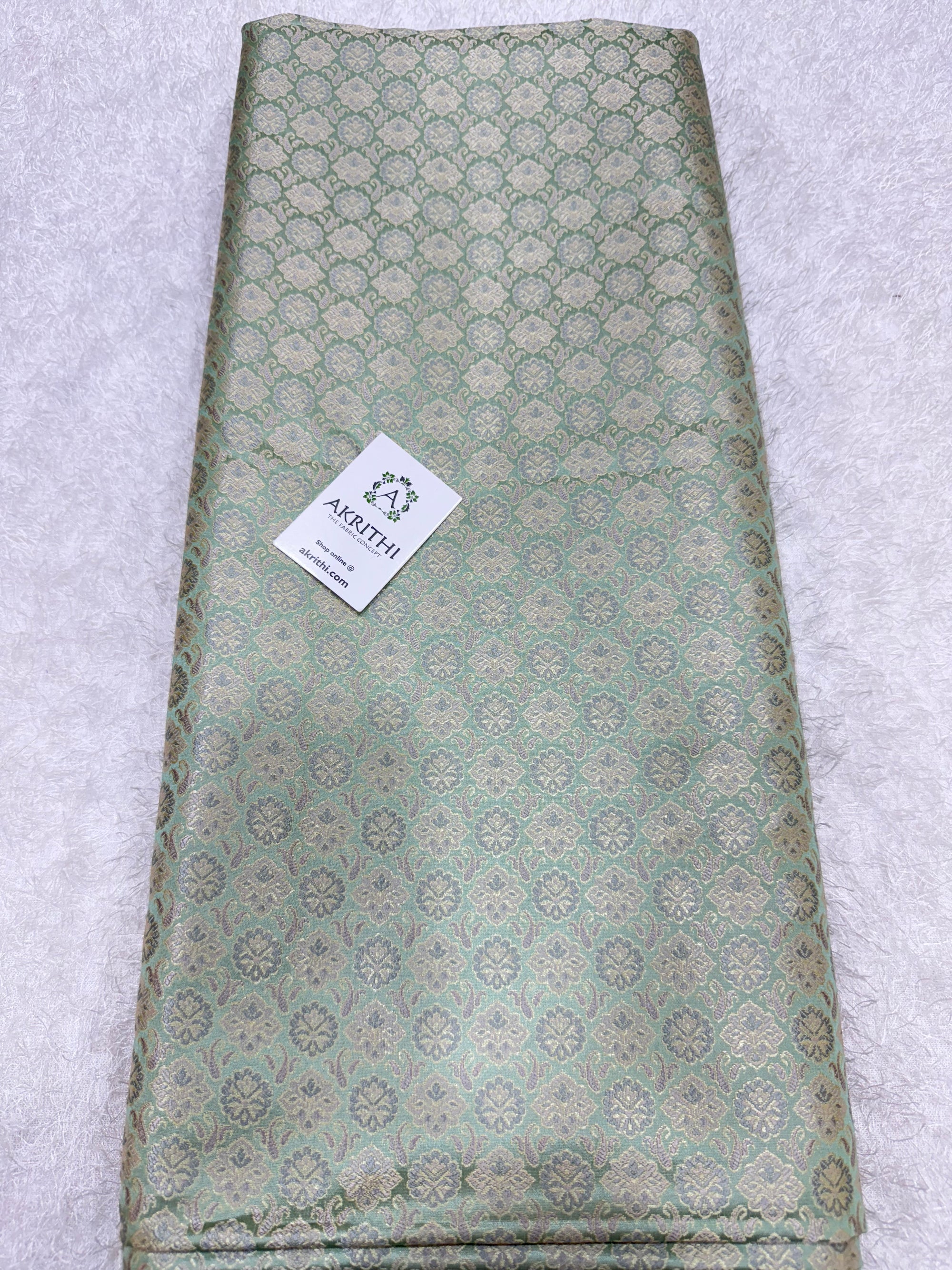 Pure Banarasi brocade fabric