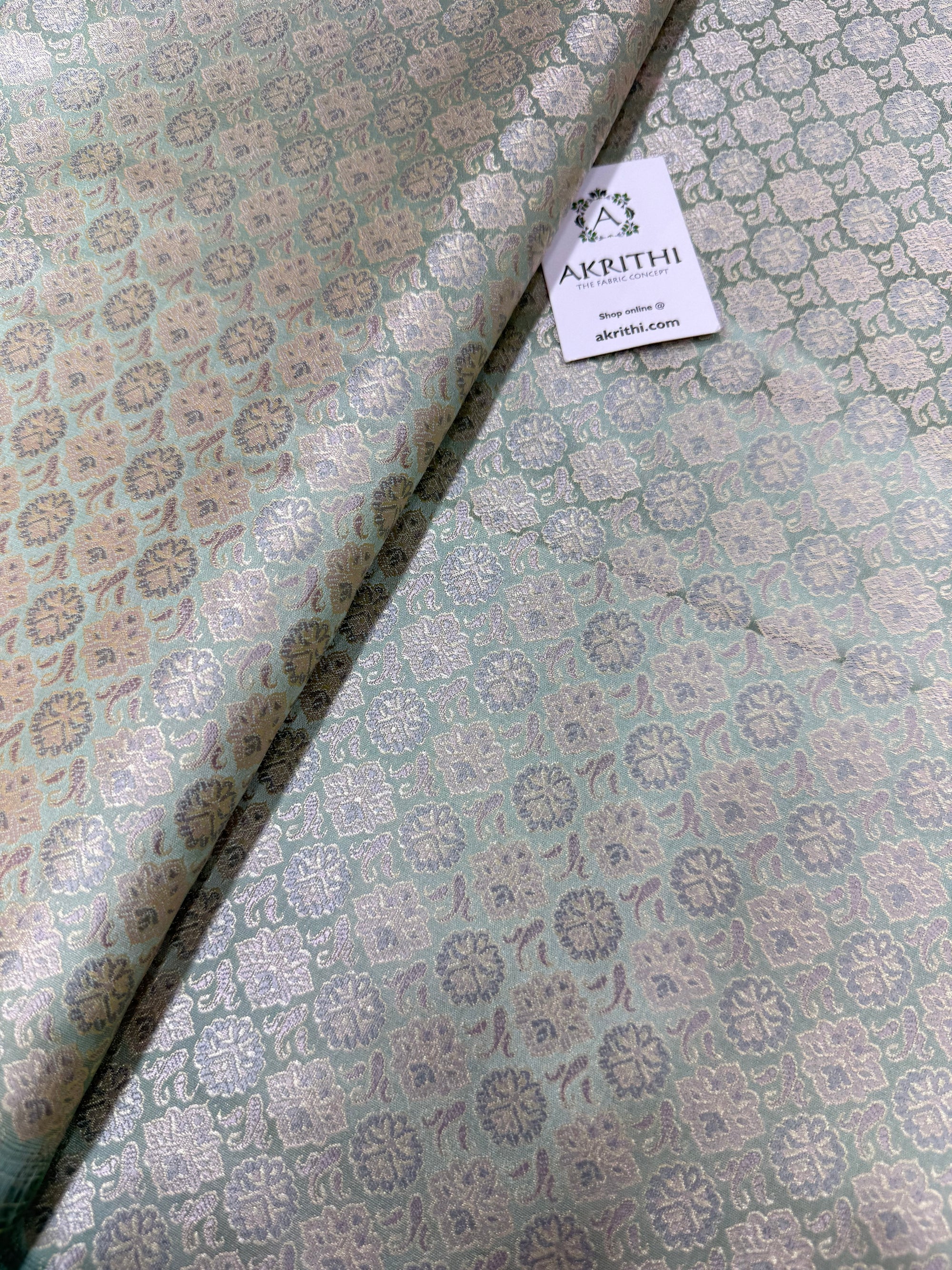 Pure Banarasi brocade fabric
