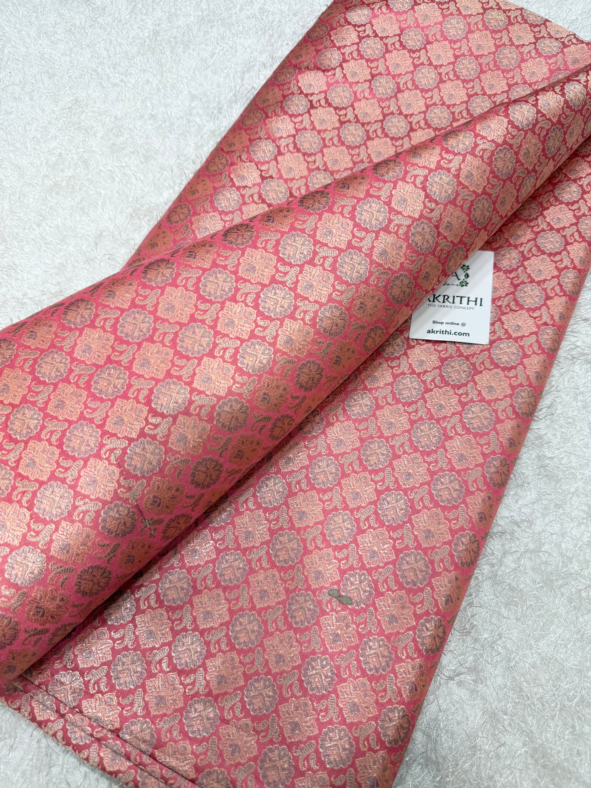 Pure Banarasi brocade fabric