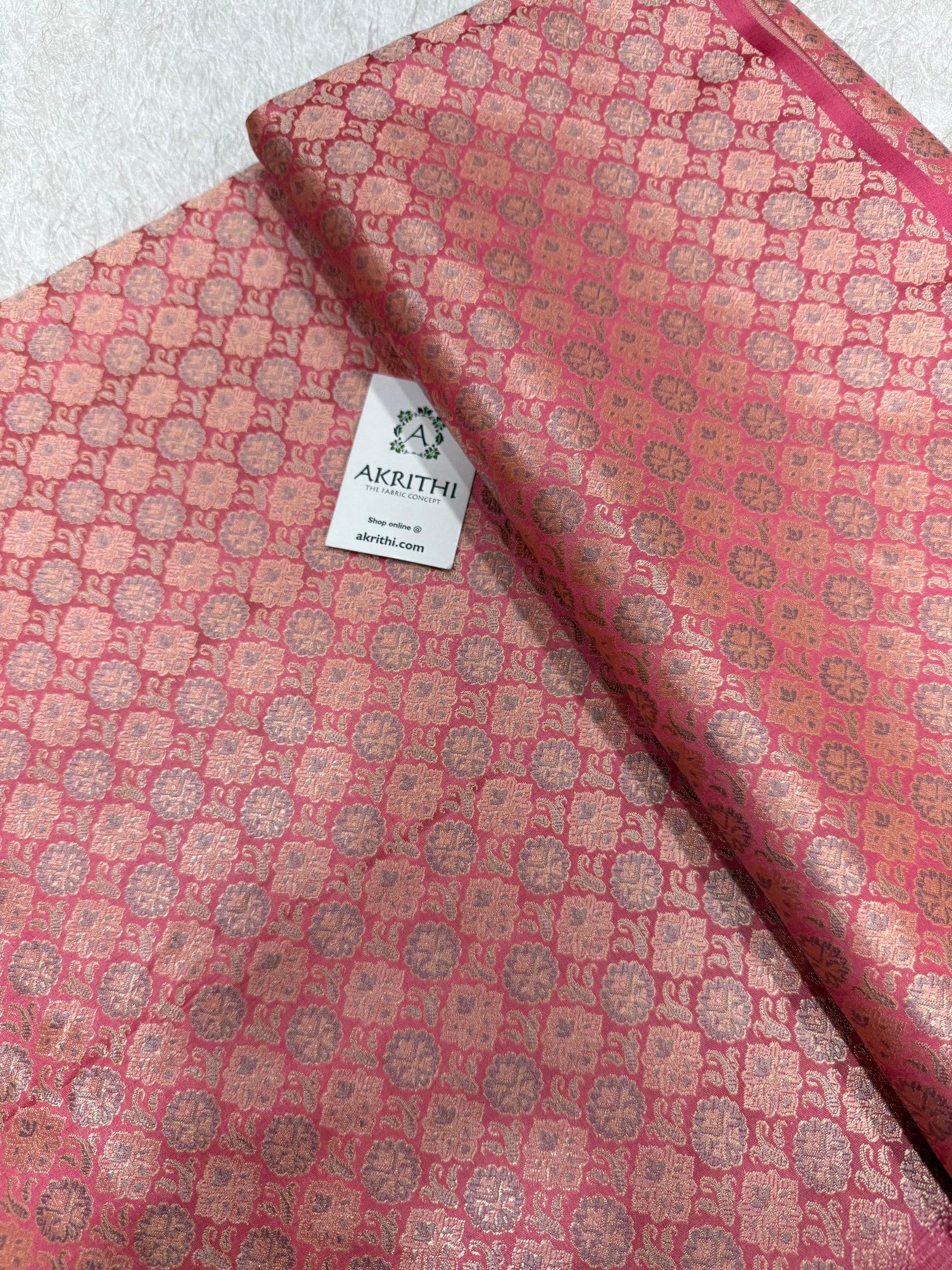 Pure Banarasi brocade fabric