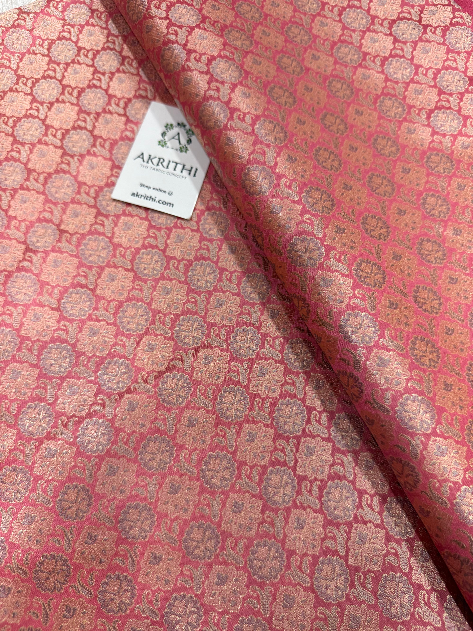 Pure Banarasi brocade fabric