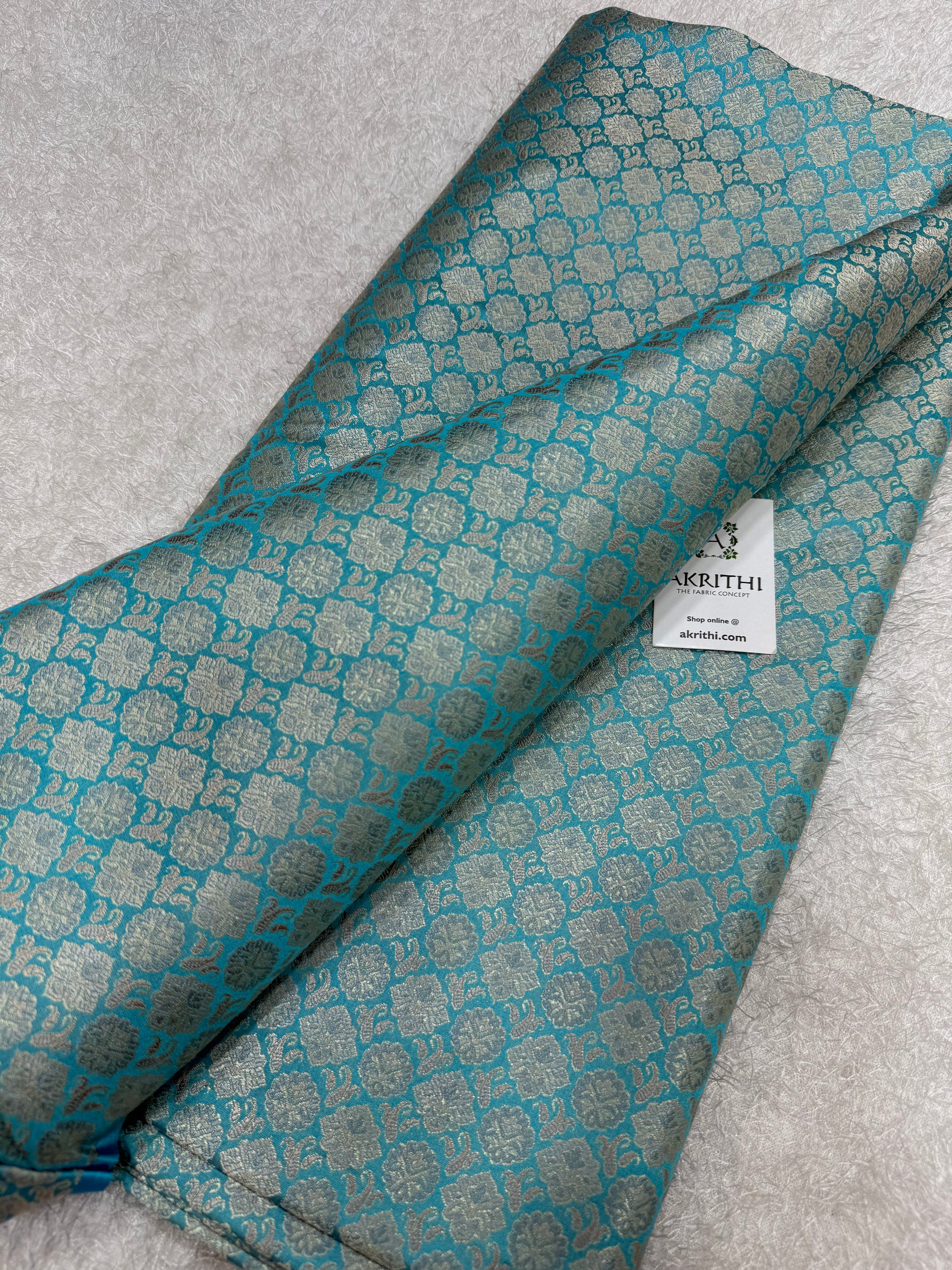 Pure Banarasi brocade fabric