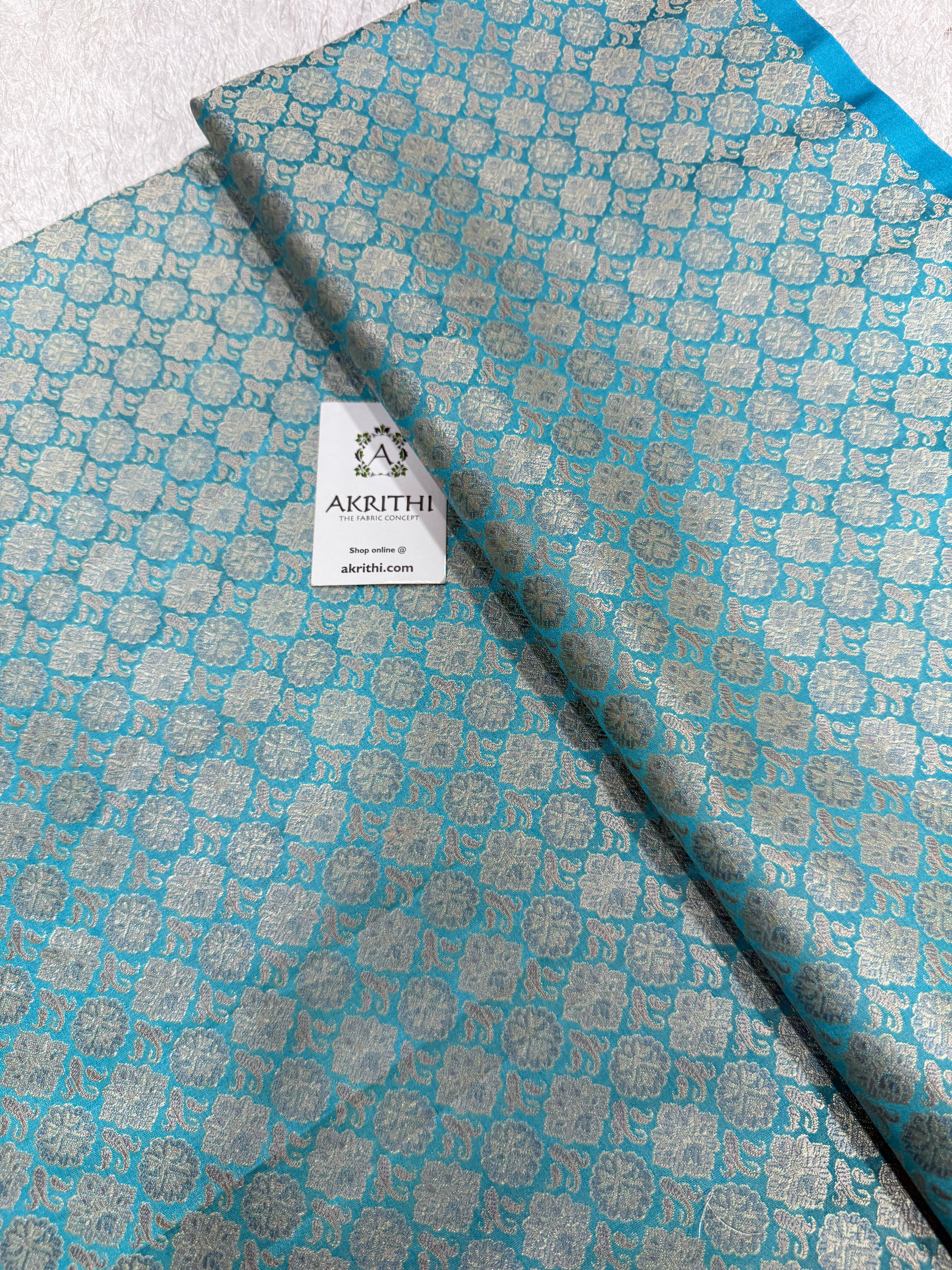 Pure Banarasi brocade fabric