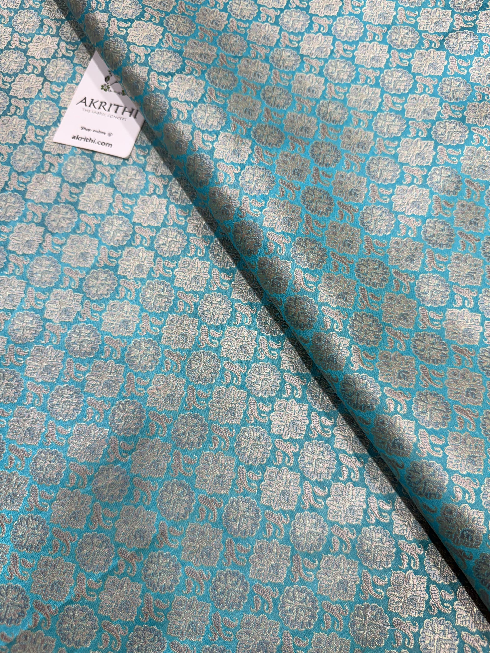 Pure Banarasi brocade fabric
