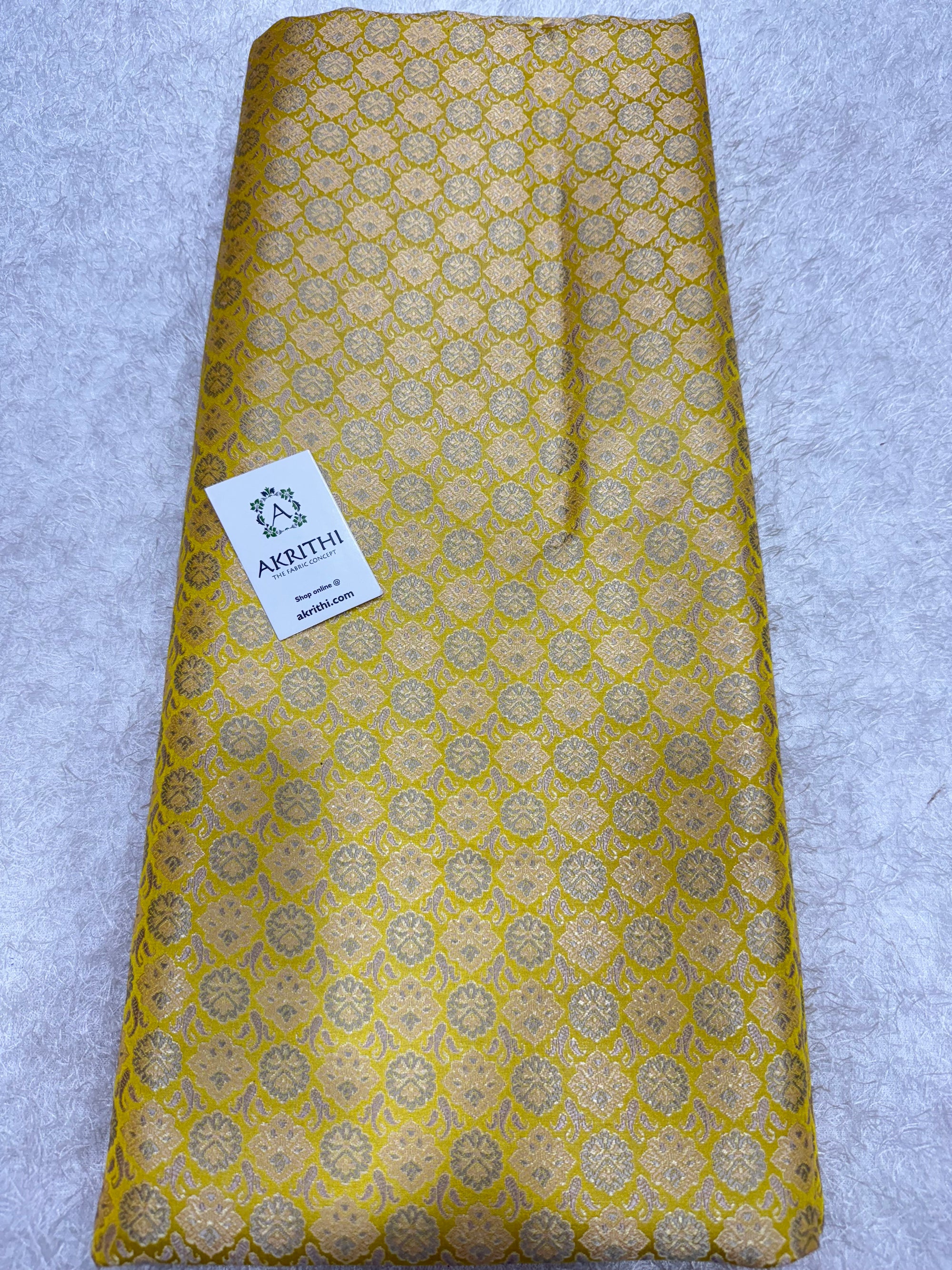 Pure Banarasi brocade fabric