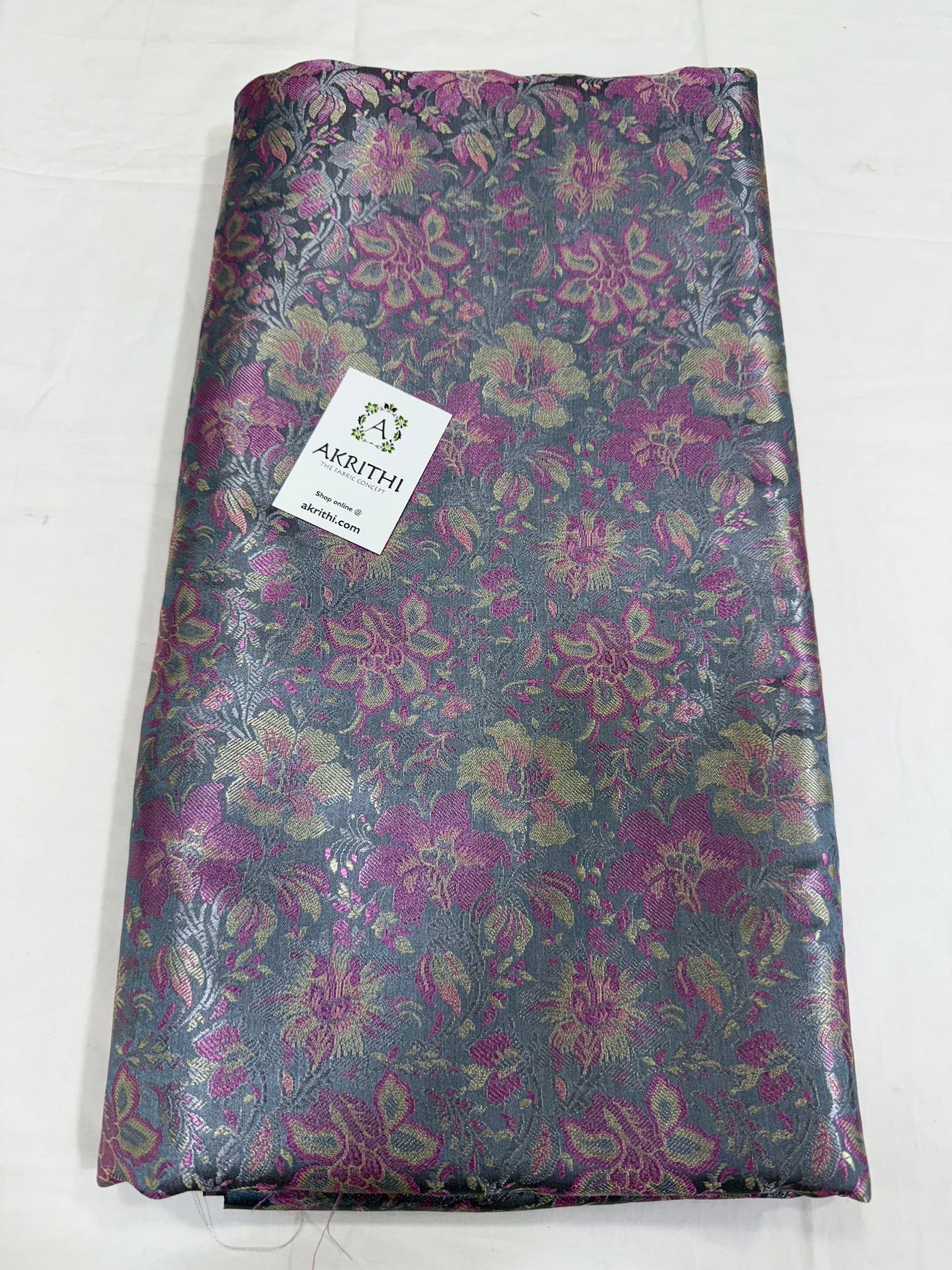 Pure Banarasi brocade fabric