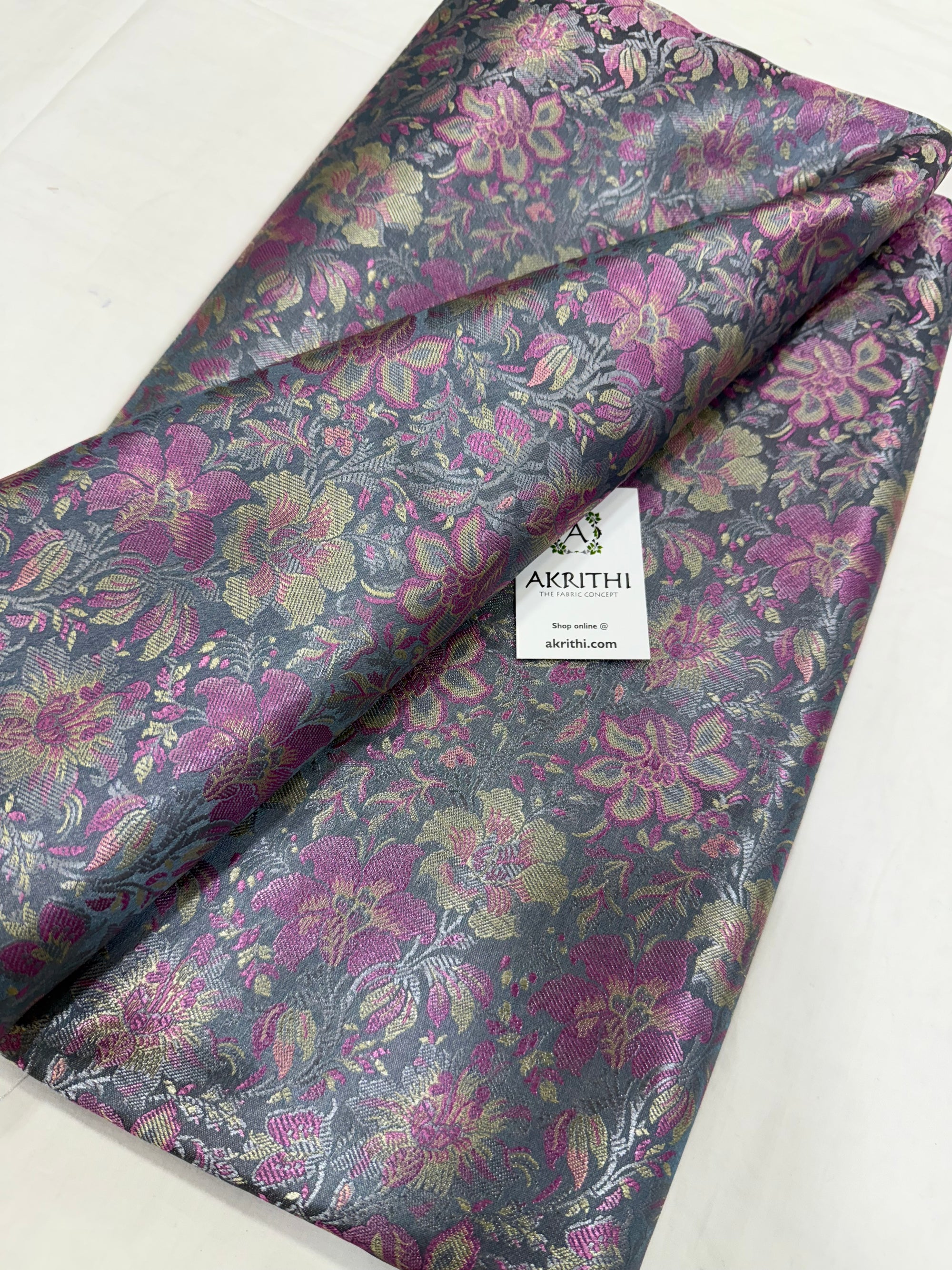 Pure Banarasi brocade fabric