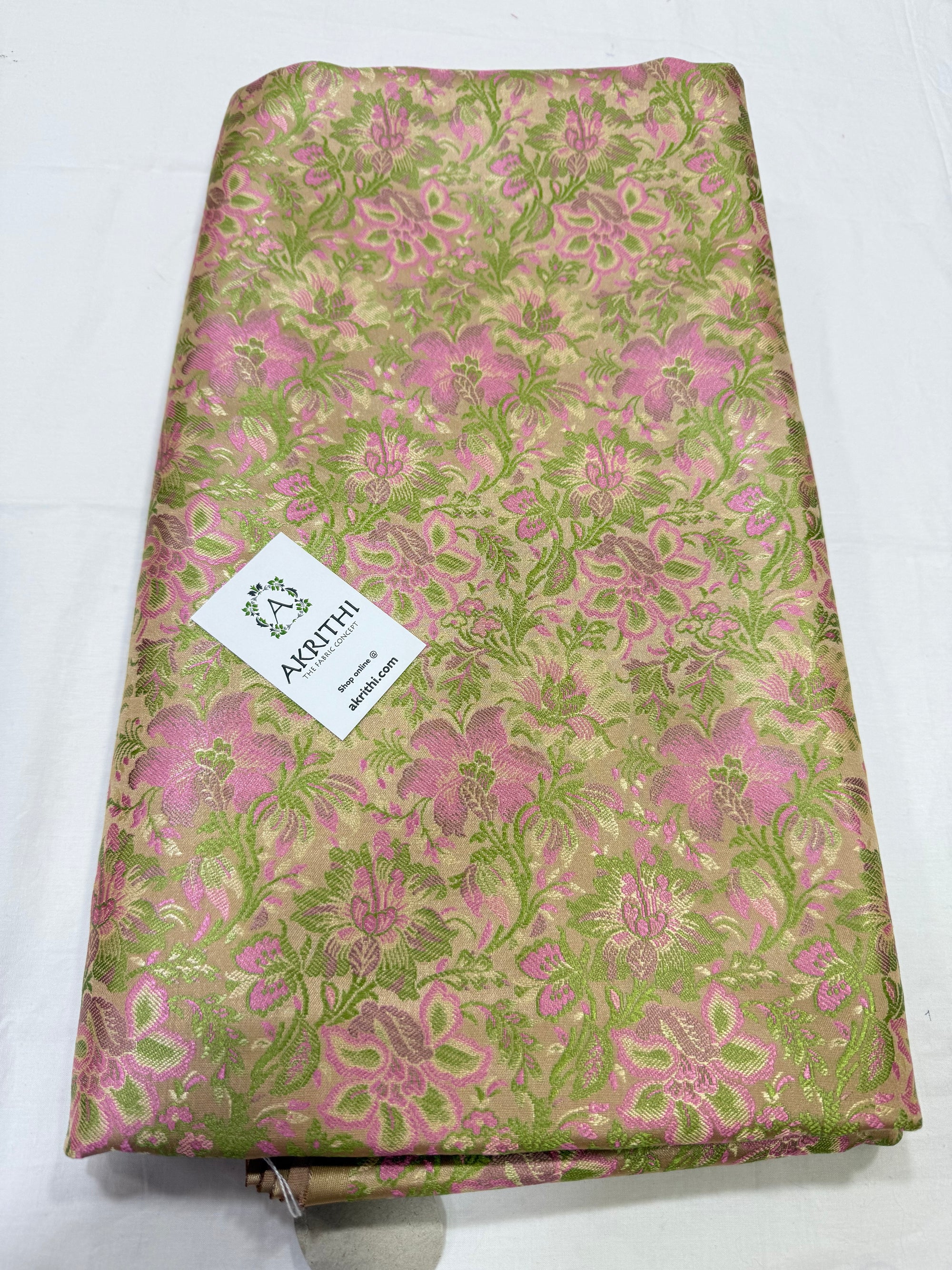 Pure Banarasi brocade fabric