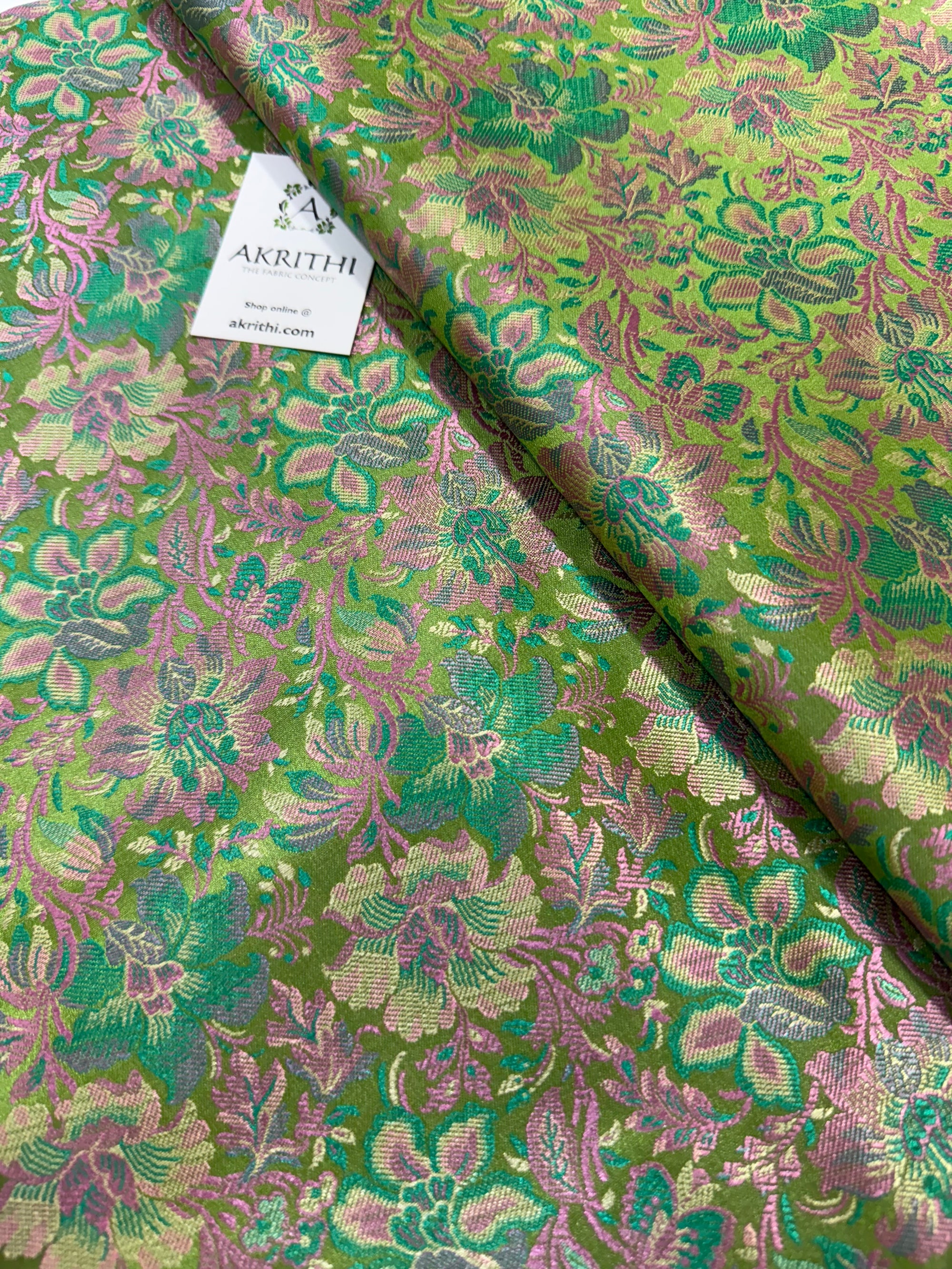 Pure Banarasi brocade fabric
