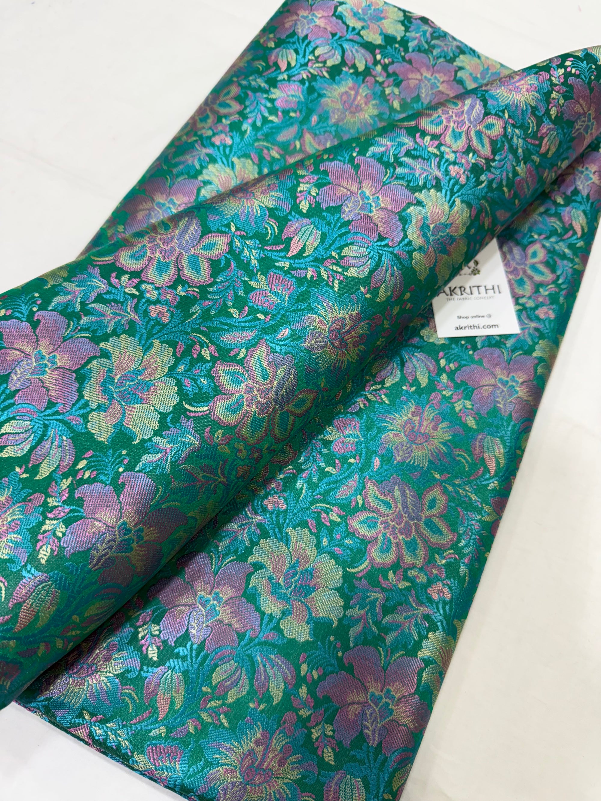 Pure Banarasi brocade fabric