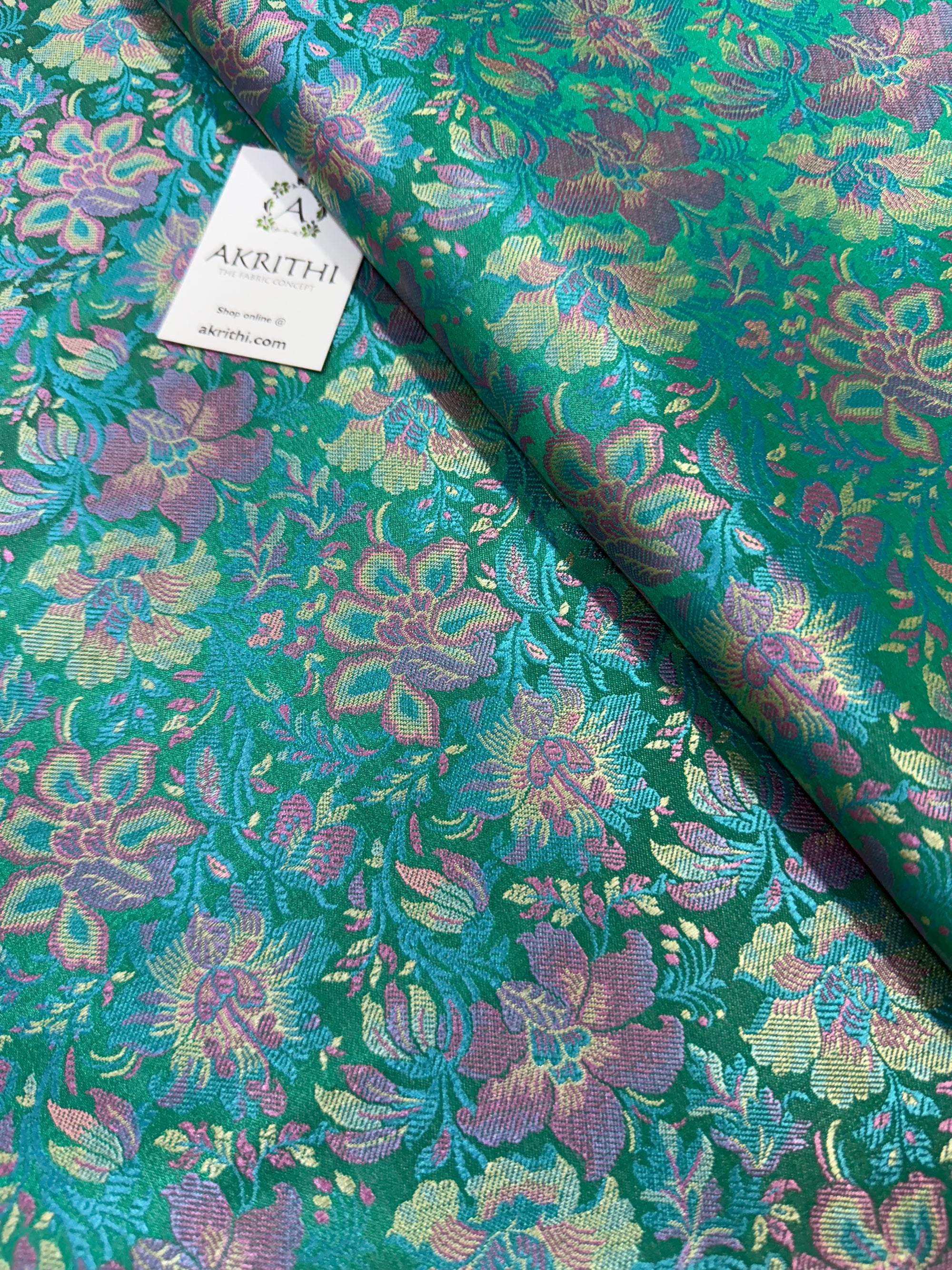 Pure Banarasi brocade fabric
