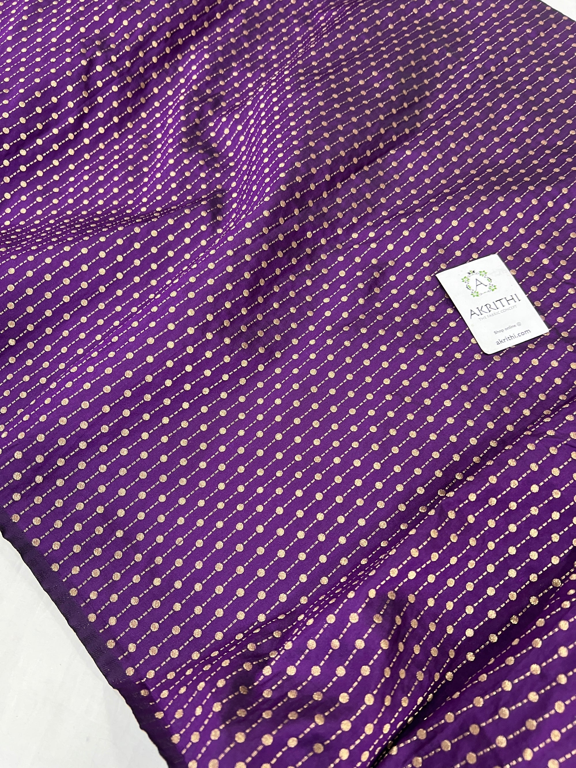 Semi Banarasi raw silk fabric
