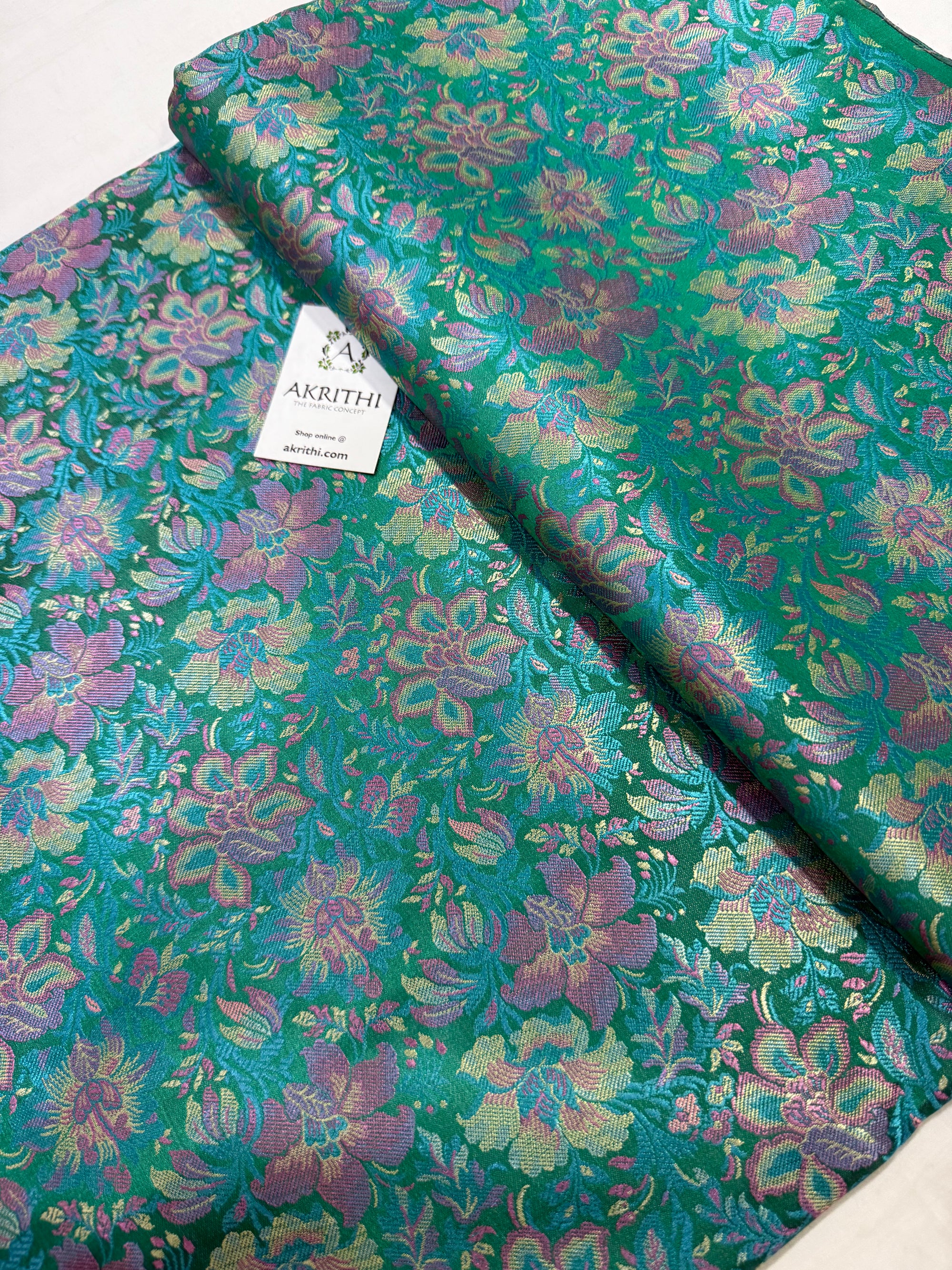 Pure Banarasi brocade fabric
