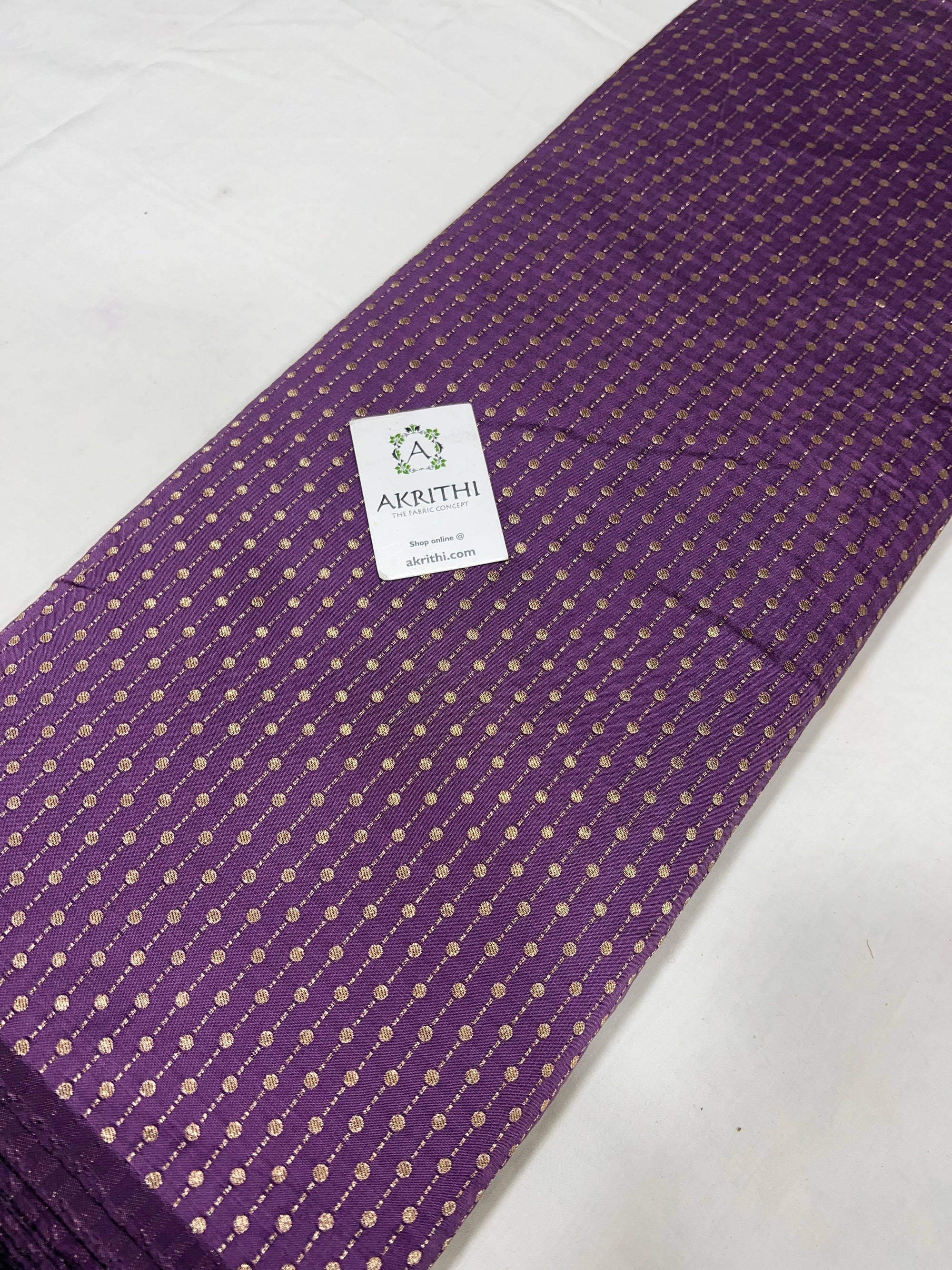 Semi Banarasi raw silk fabric